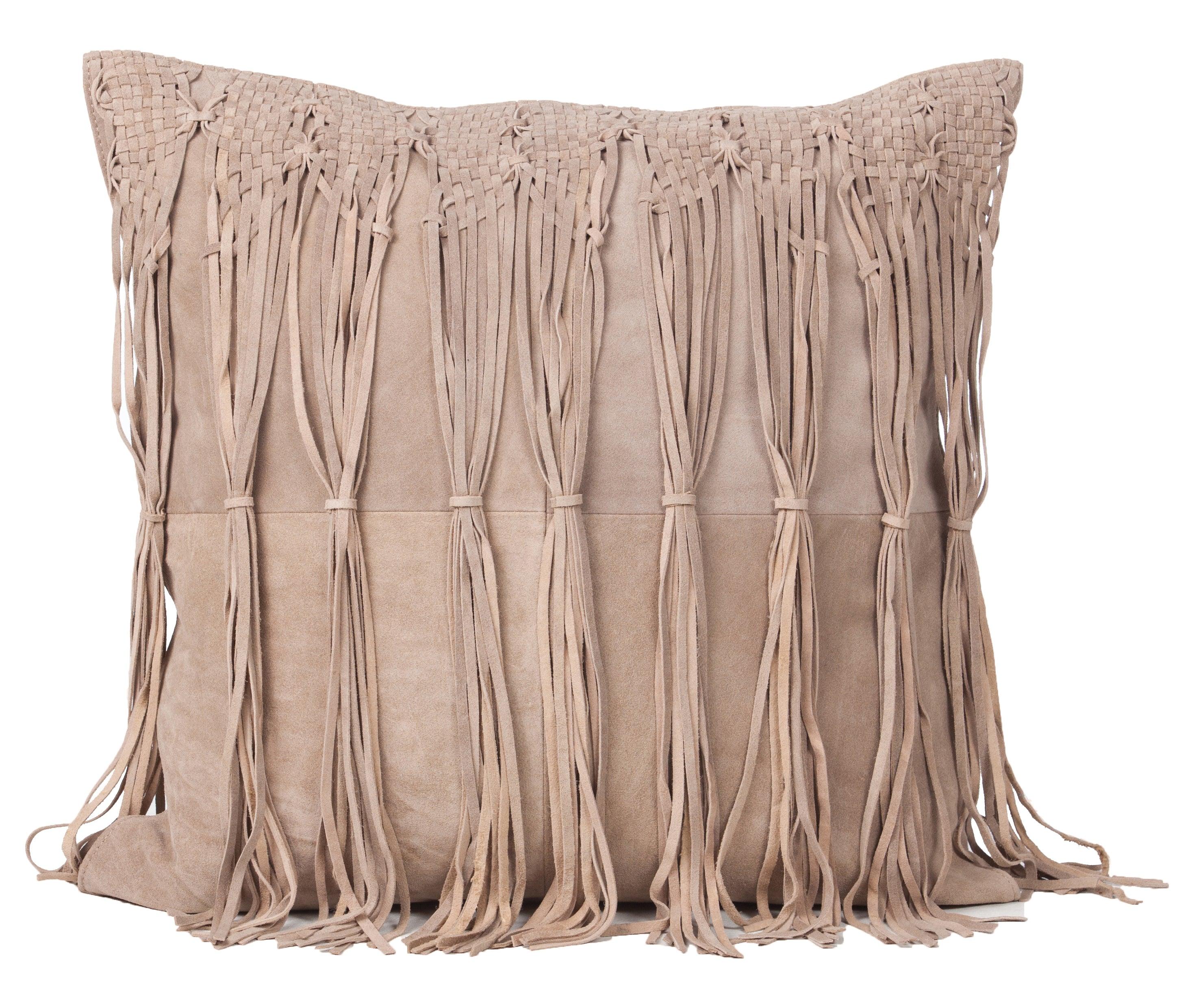 Suede Cowhide Square Cushion - Remutear