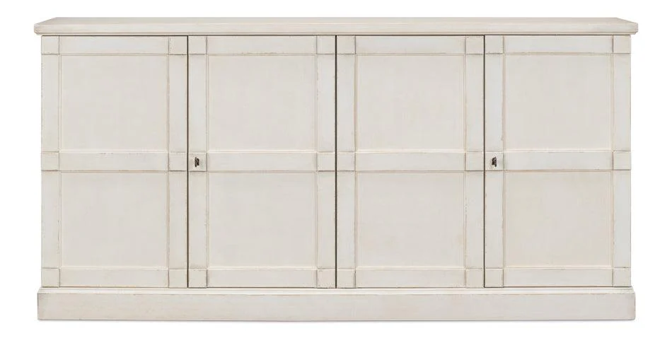 Lionisio Buffet 75 Stucco Wht Wood Drs - Remutear
