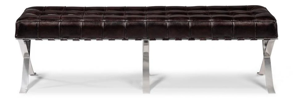Catalunya Long Bench - Dark Brown - Remutear