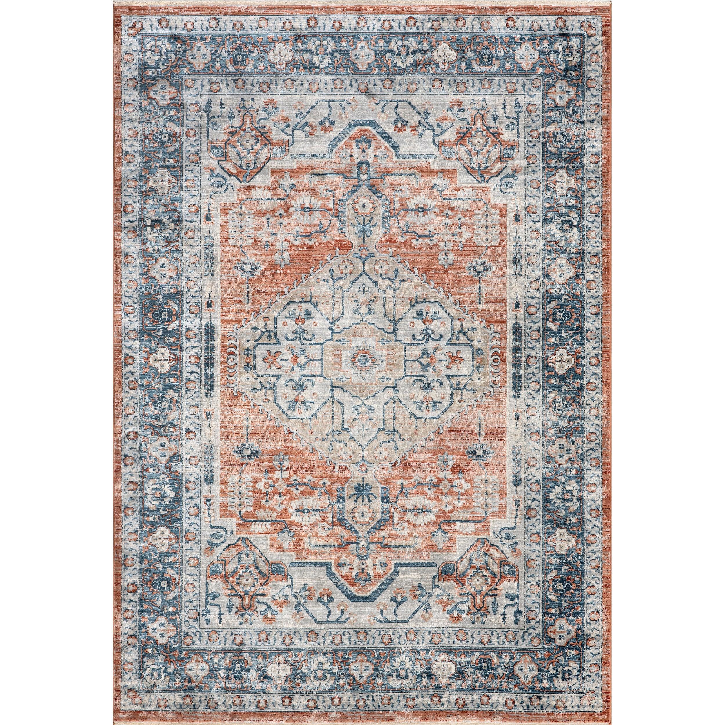 Zara Vintage Medallion Area Rug - Remutear
