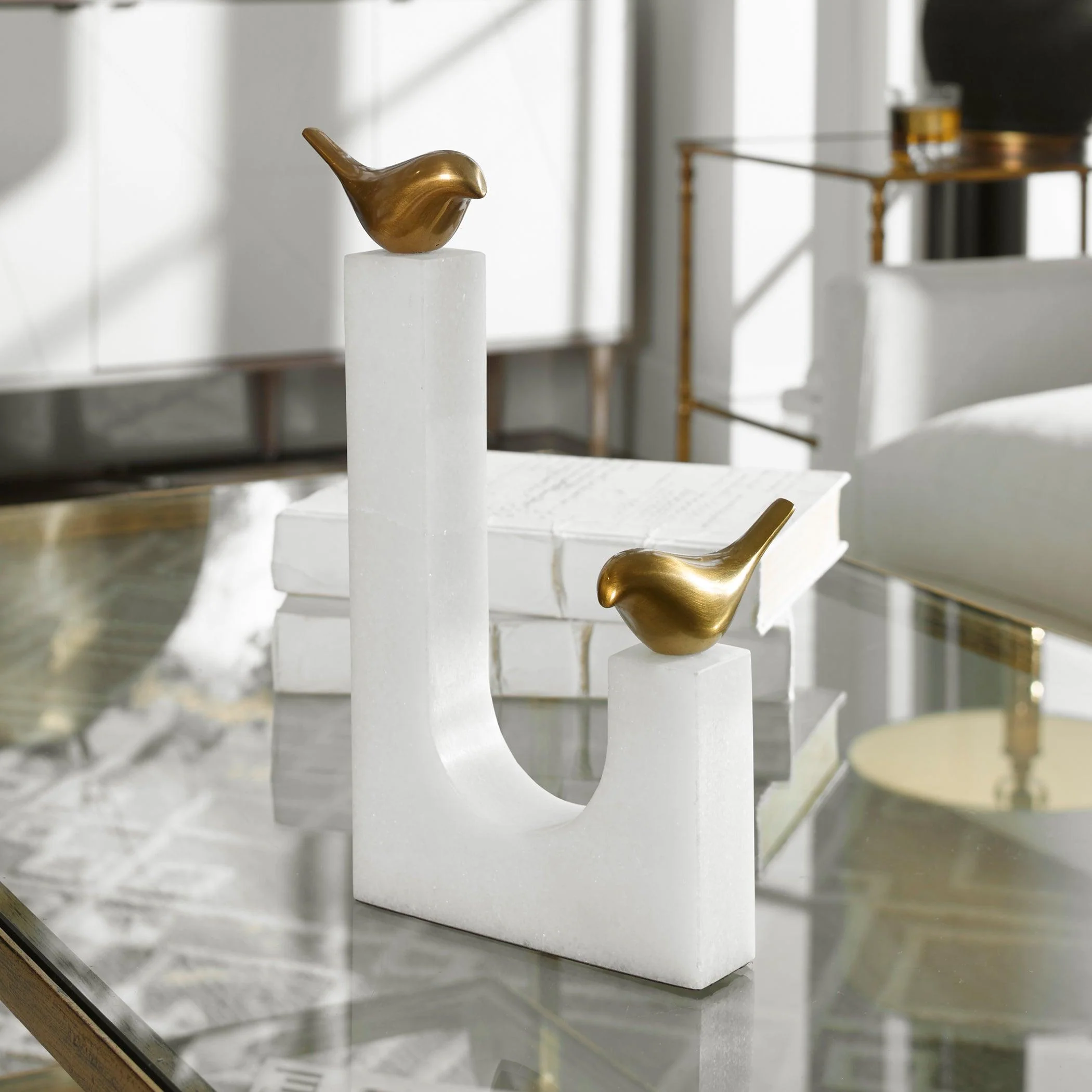 SONGBIRDS BRASS SCULPTURE - Remutear