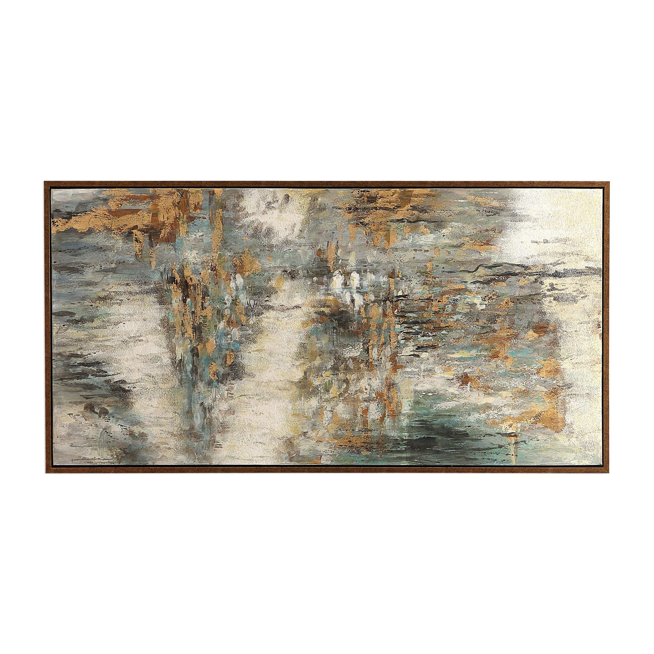 Behind The Falls Abstract Art - Remutear