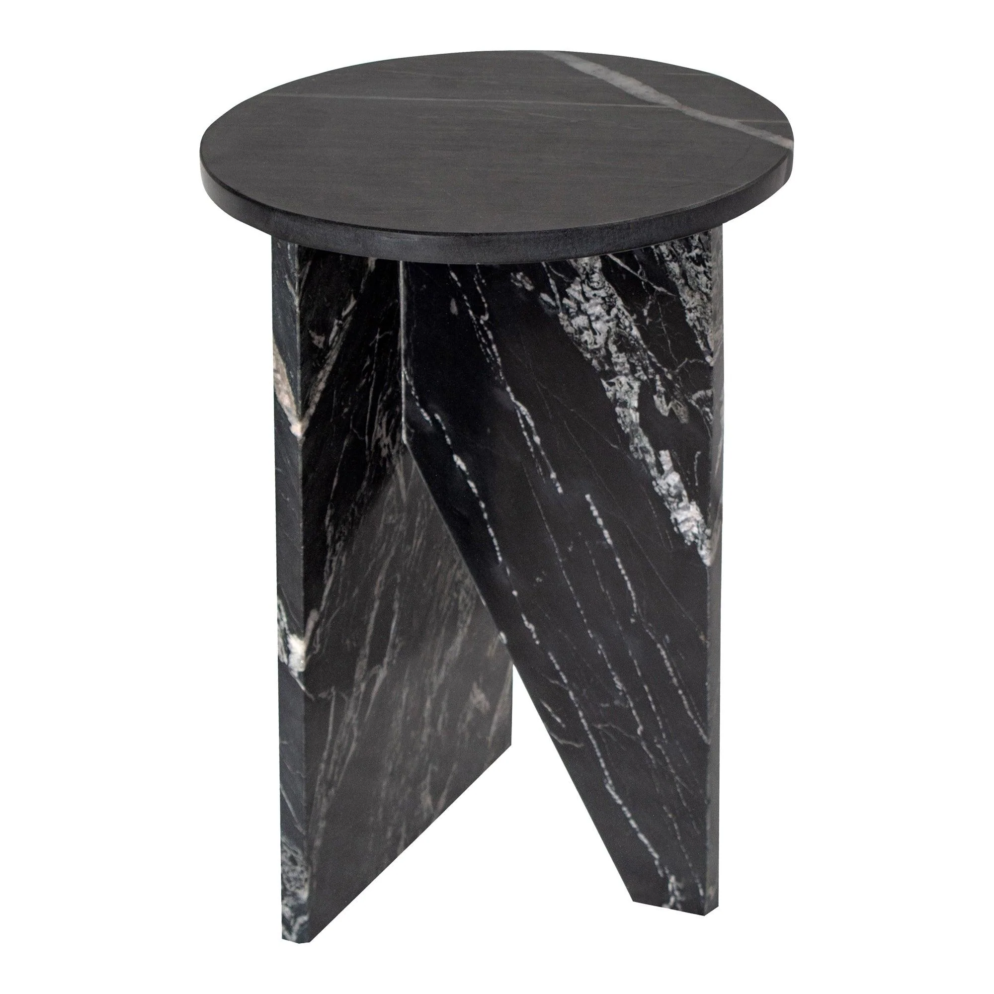 Grace Accent Table Black Marble - Remutear