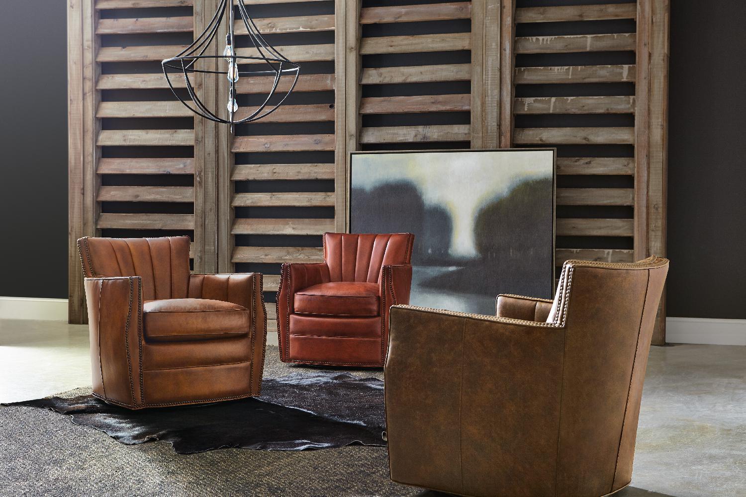 Carson Swivel Club Chair - Remutear
