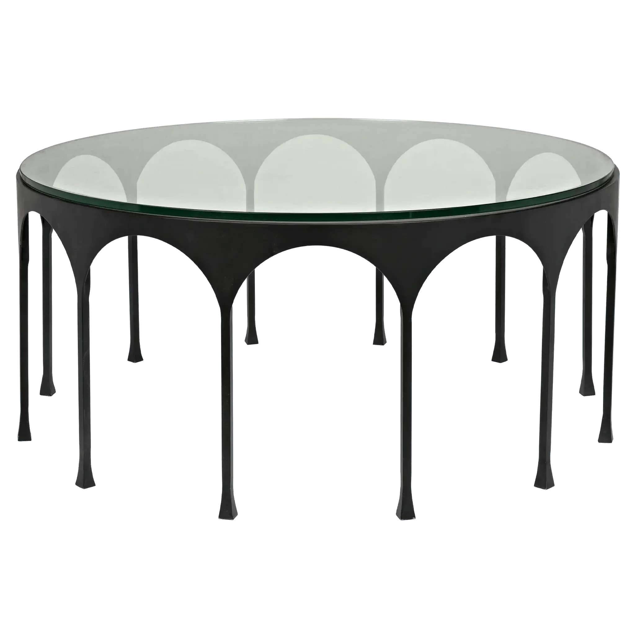 Achille Coffee Table, Black Steel - Remutear