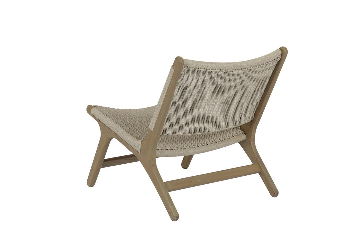 Coastal Teak Cushionless Accent Chair - Remutear