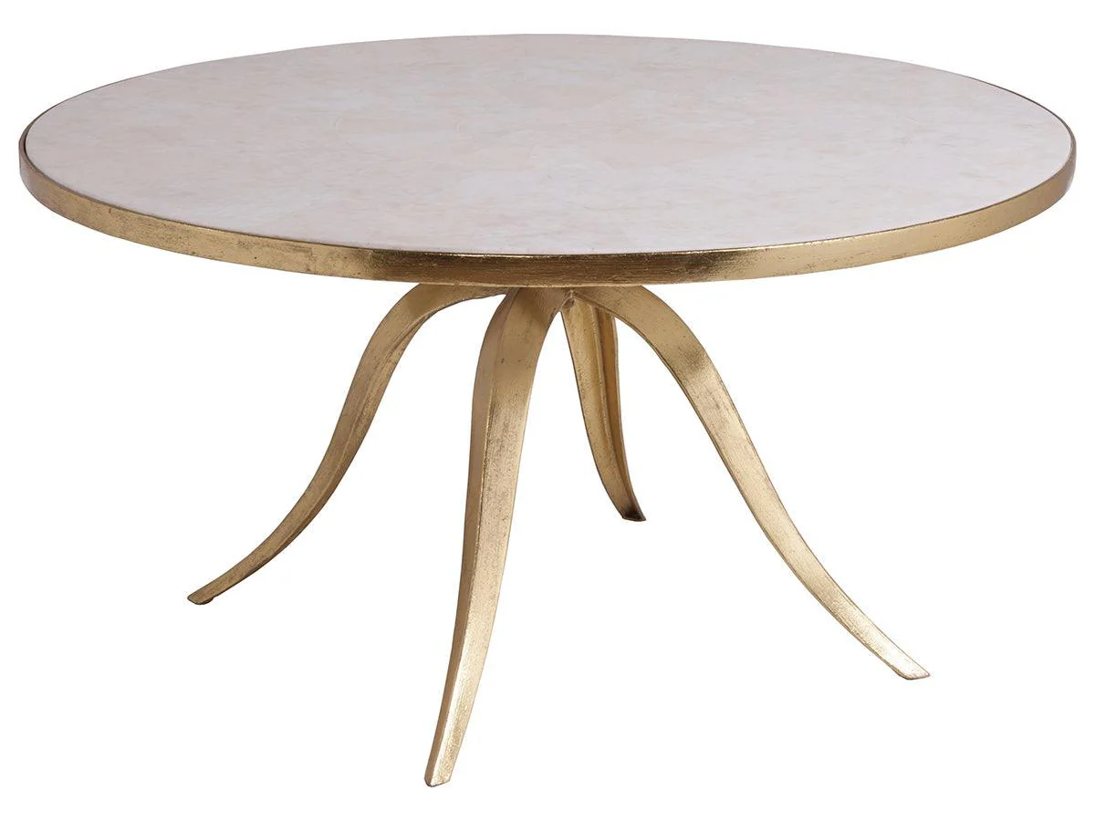 Signature Designs Crystal Stone Round Cocktail Table - Remutear