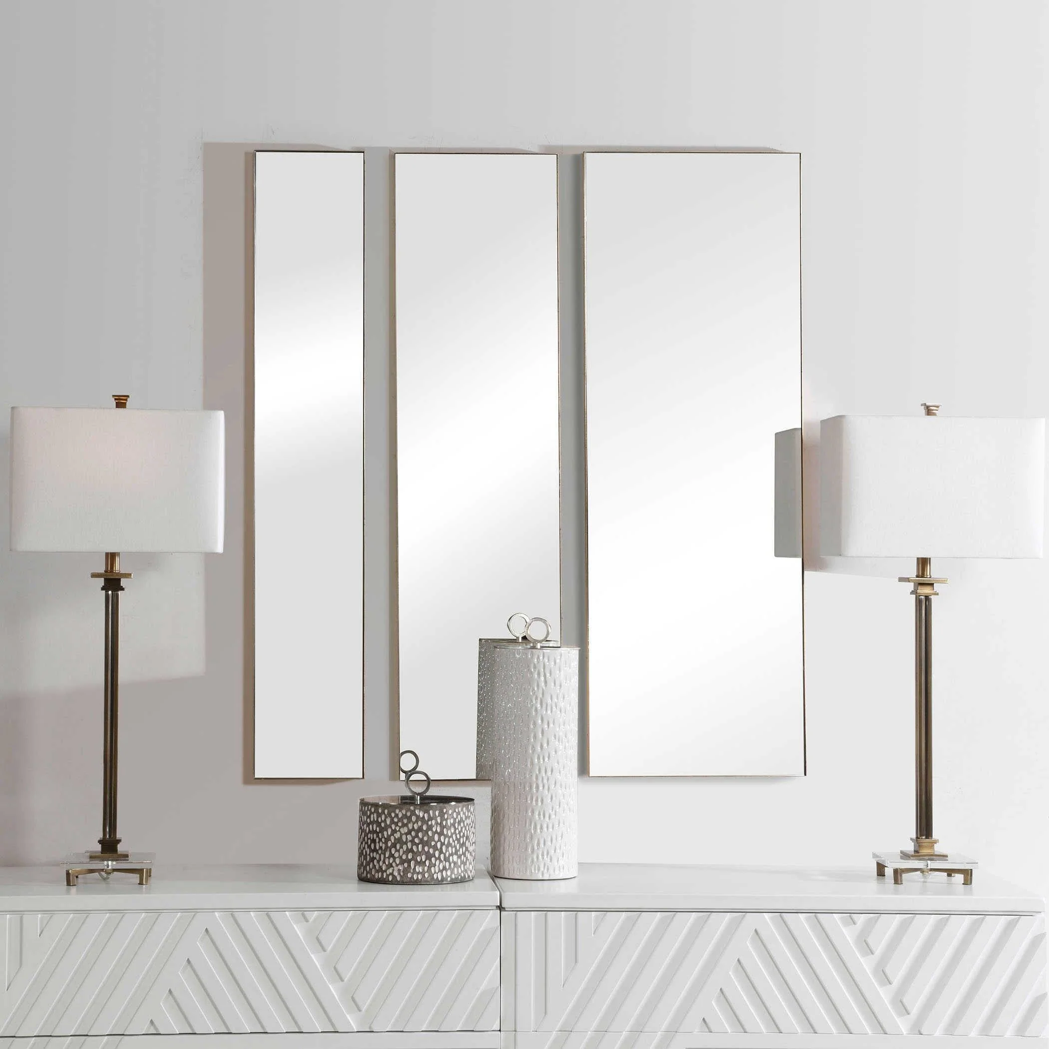 ROWLING GOLD MIRRORS, SET OF 3 - Remutear