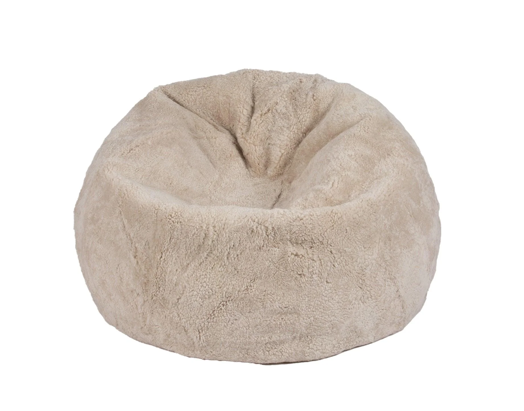 Shorn Curly Sheepskin Beanbag - Remutear