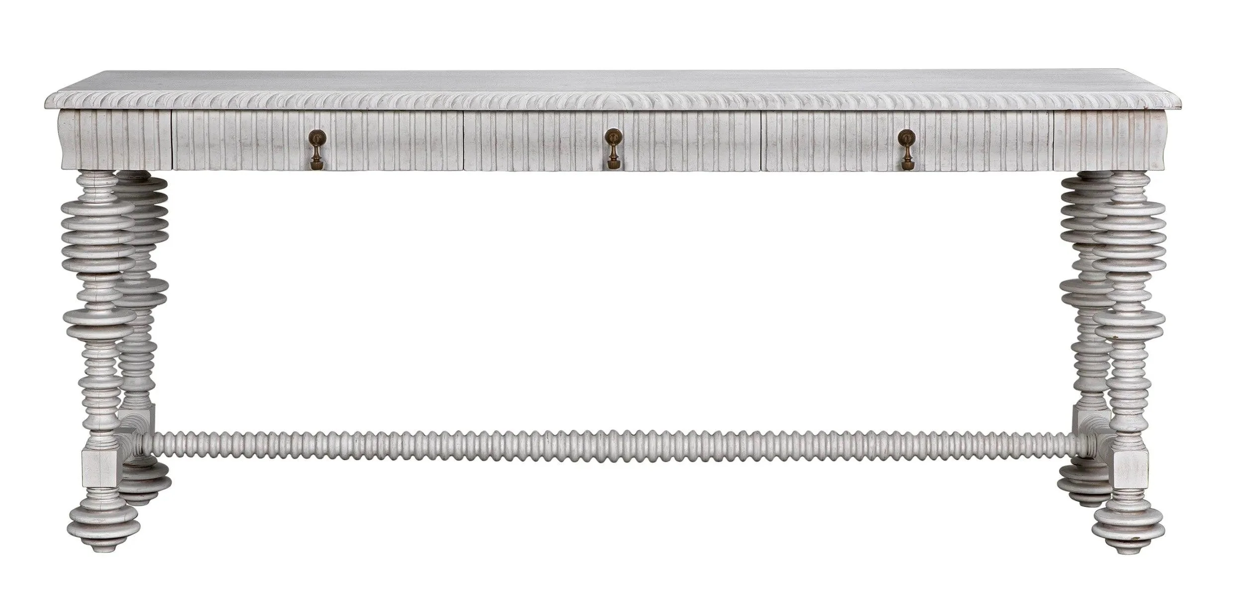 Portuguese Console, White Wash - Remutear