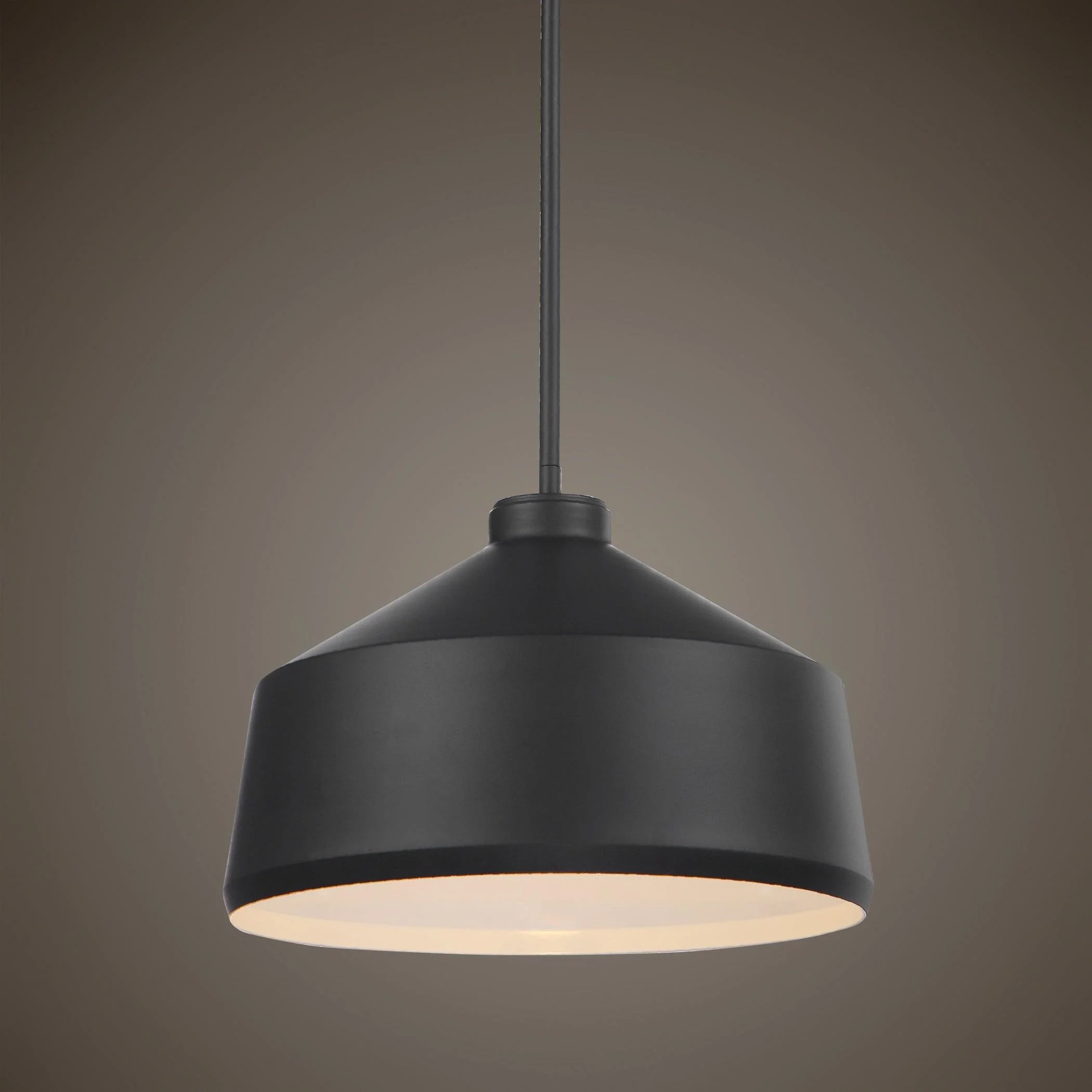 HOLGATE 1 LIGHT BLACK PENDANT - Remutear