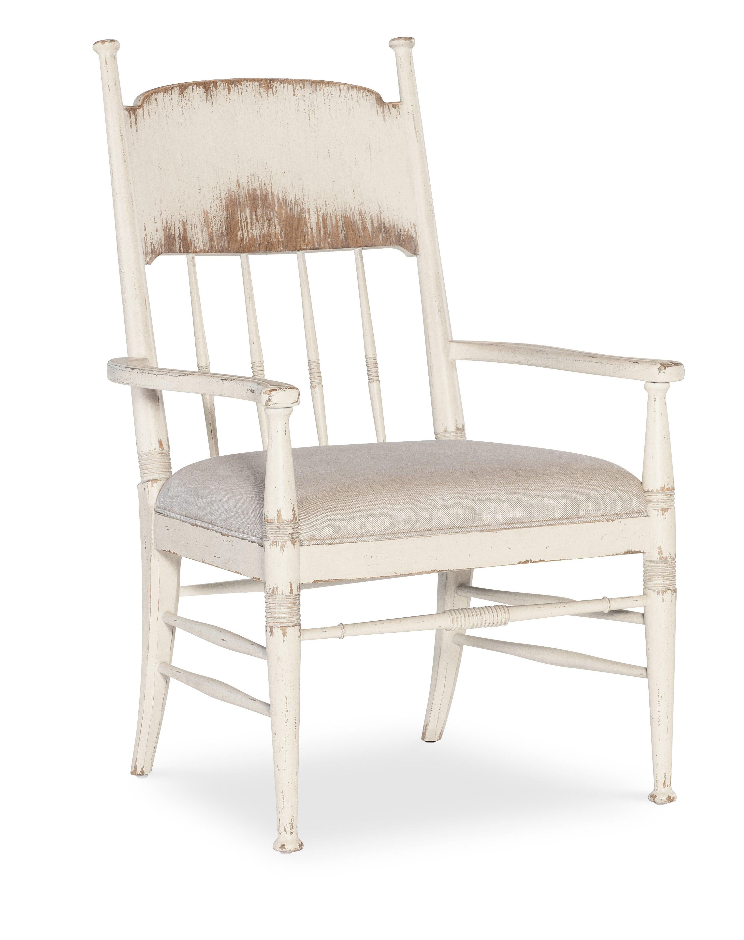 Americana Upholstered Seat Arm Chair - Set of 2 - Daisy - Remutear