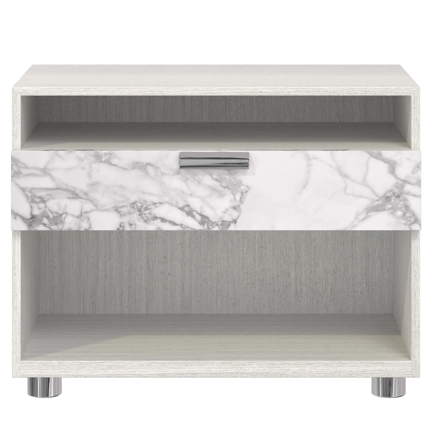STRATUM STONE DRAWER NIGHTSTAND - Remutear