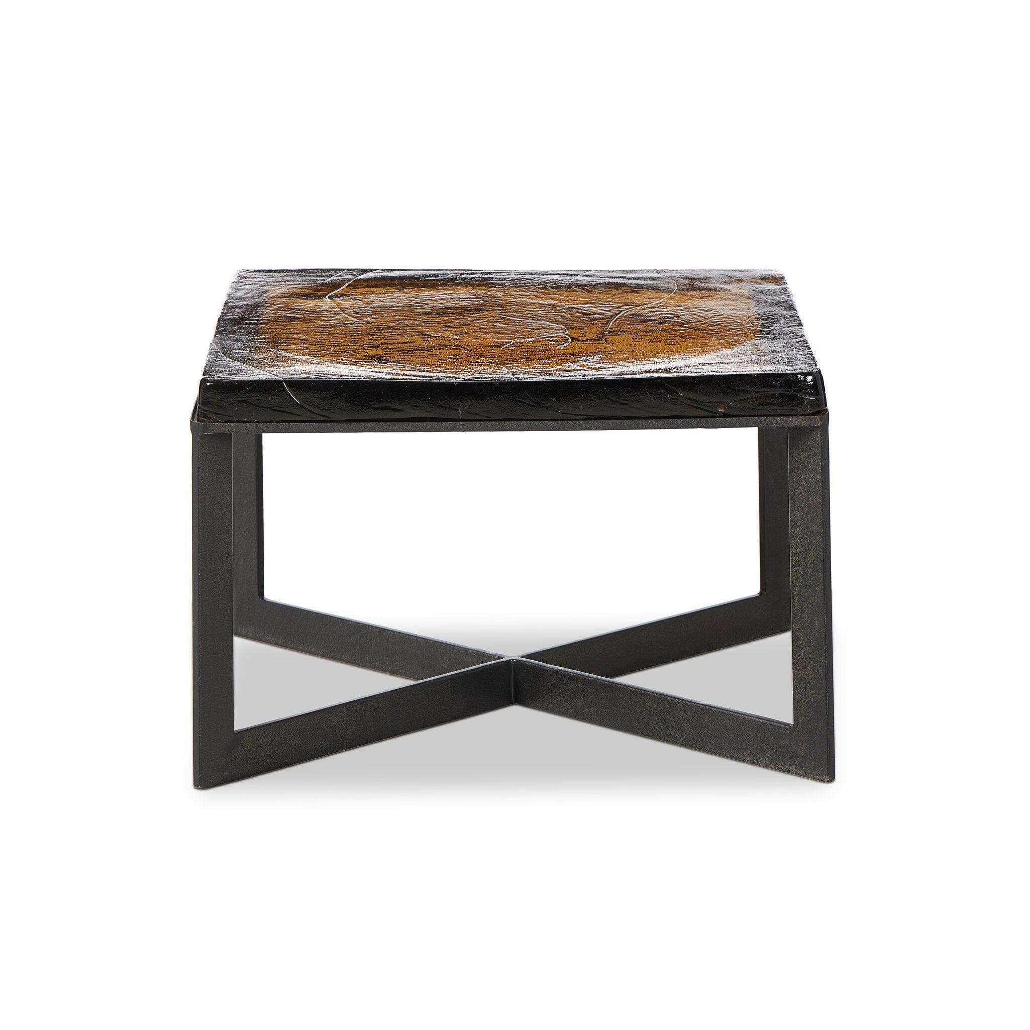 Lennie Cast Glass Bunching Table - Remutear