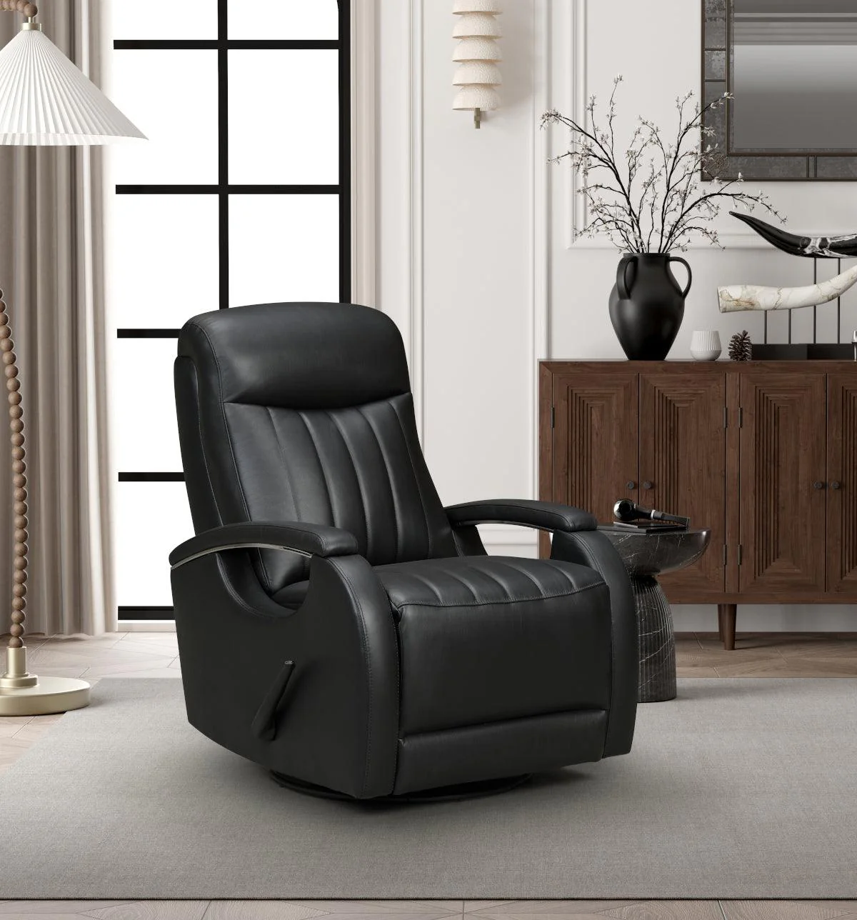 Braxton Swivel Glider Recliner - Remutear