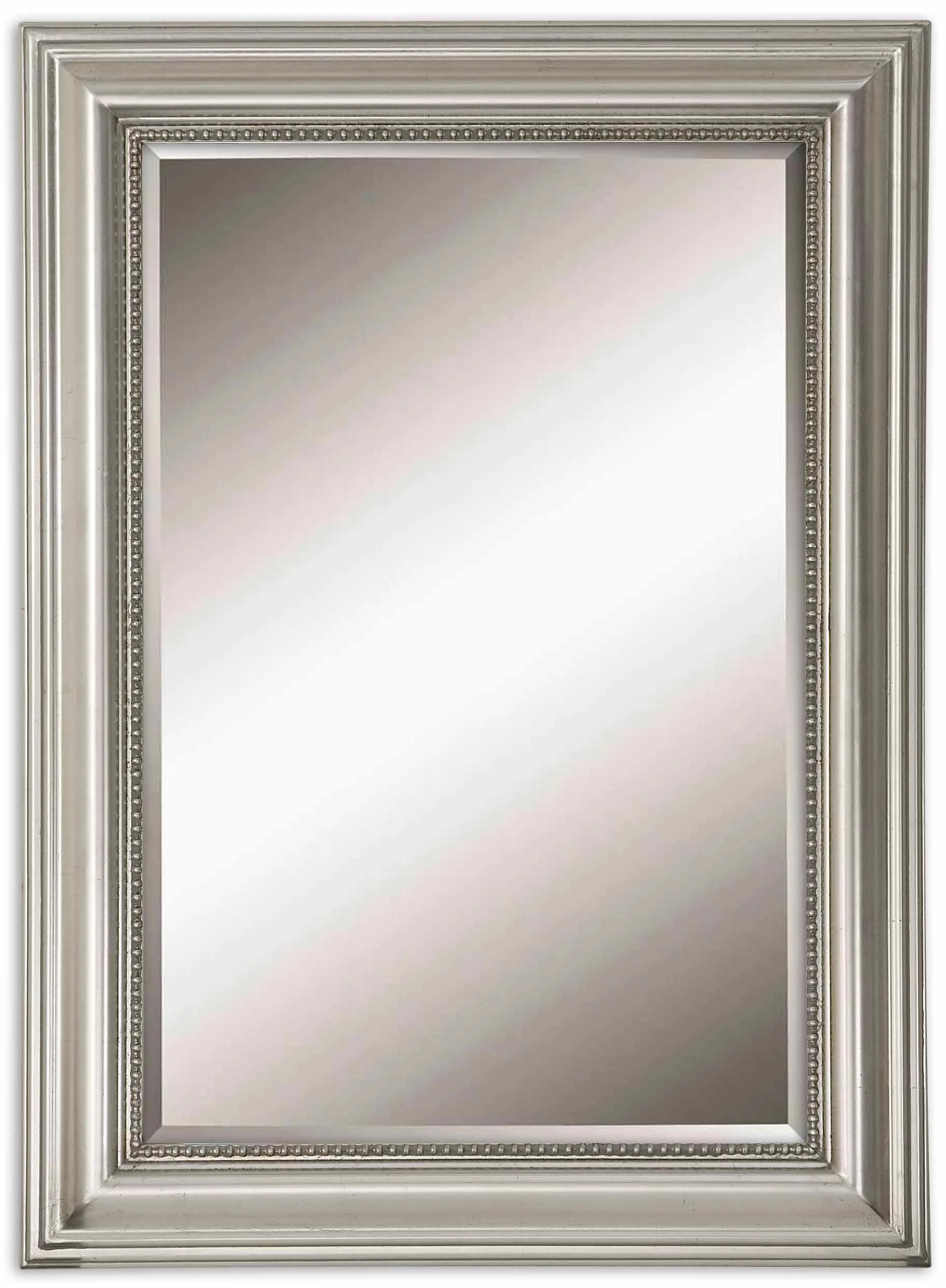 STUART SILVER BEADED MIRROR - Remutear