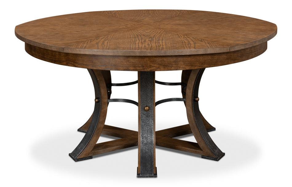 Tower Jupe Dining Table - Lg - Light Mink - Remutear