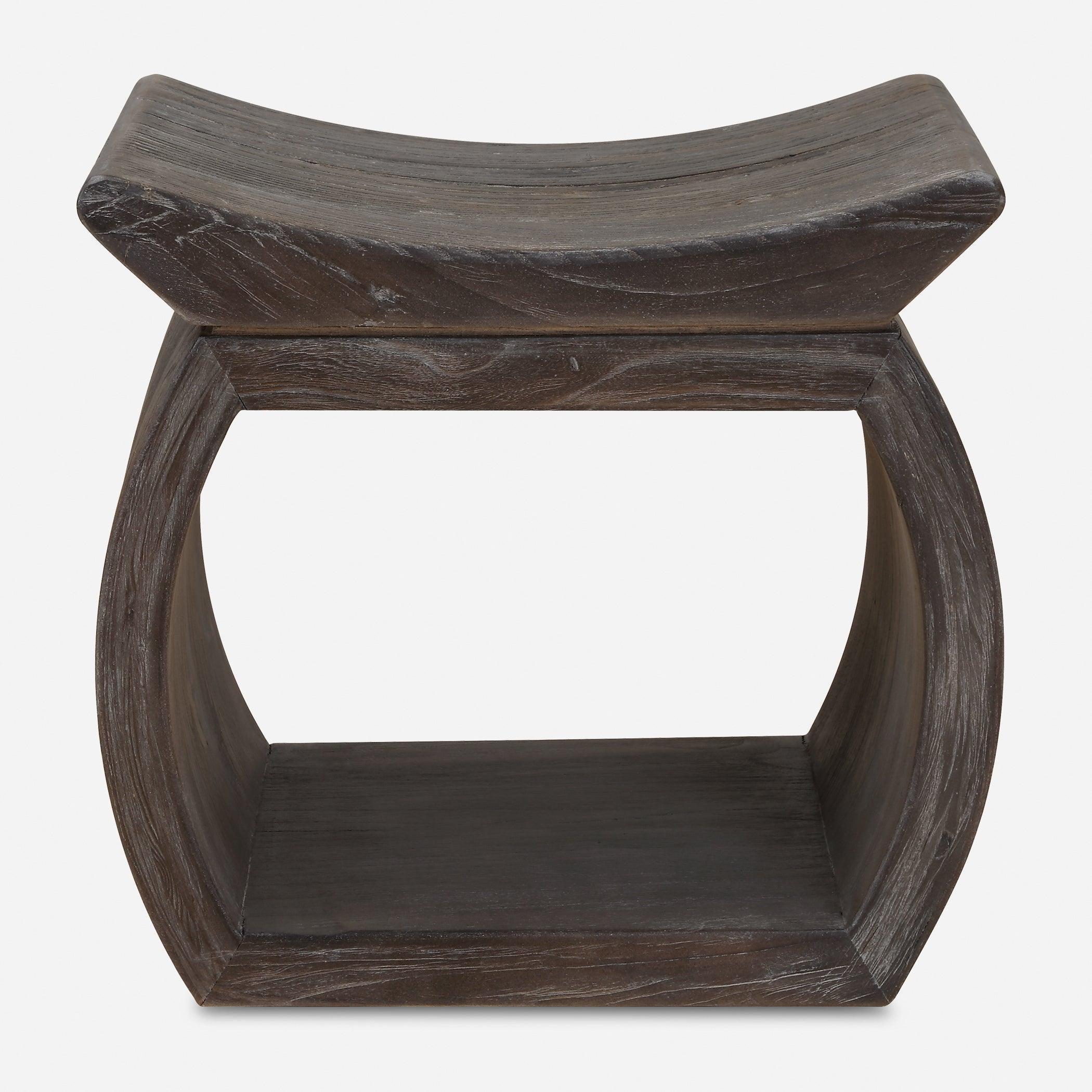 Connor Walnut Accent Stool - Remutear