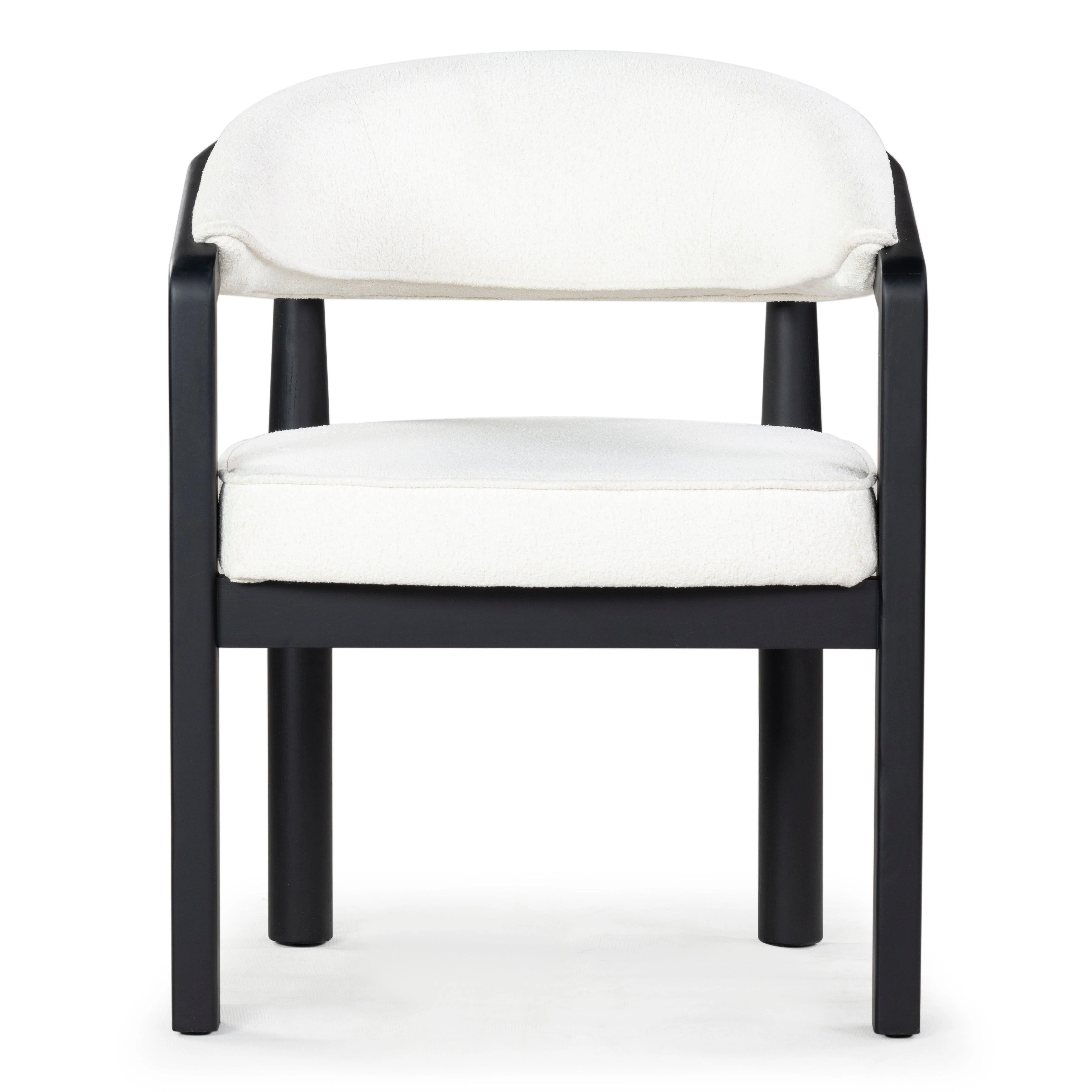 PEGGY BOUCLE DINING CHAIR - Remutear