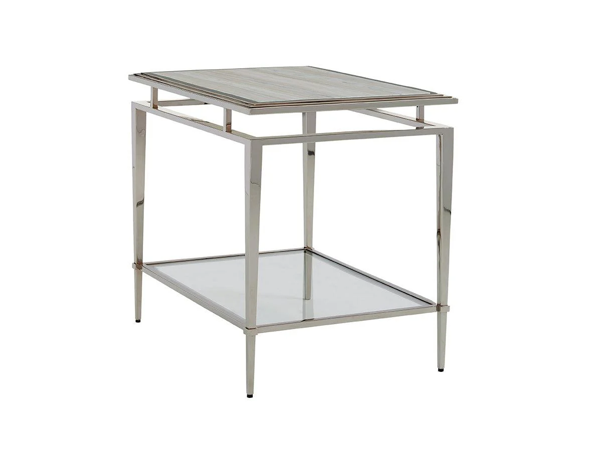 Ariana Athene Stainless End Table - Remutear