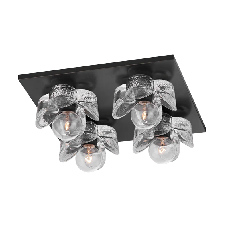 SHEA 4 LIGHT FLUSH MOUNT - Remutear
