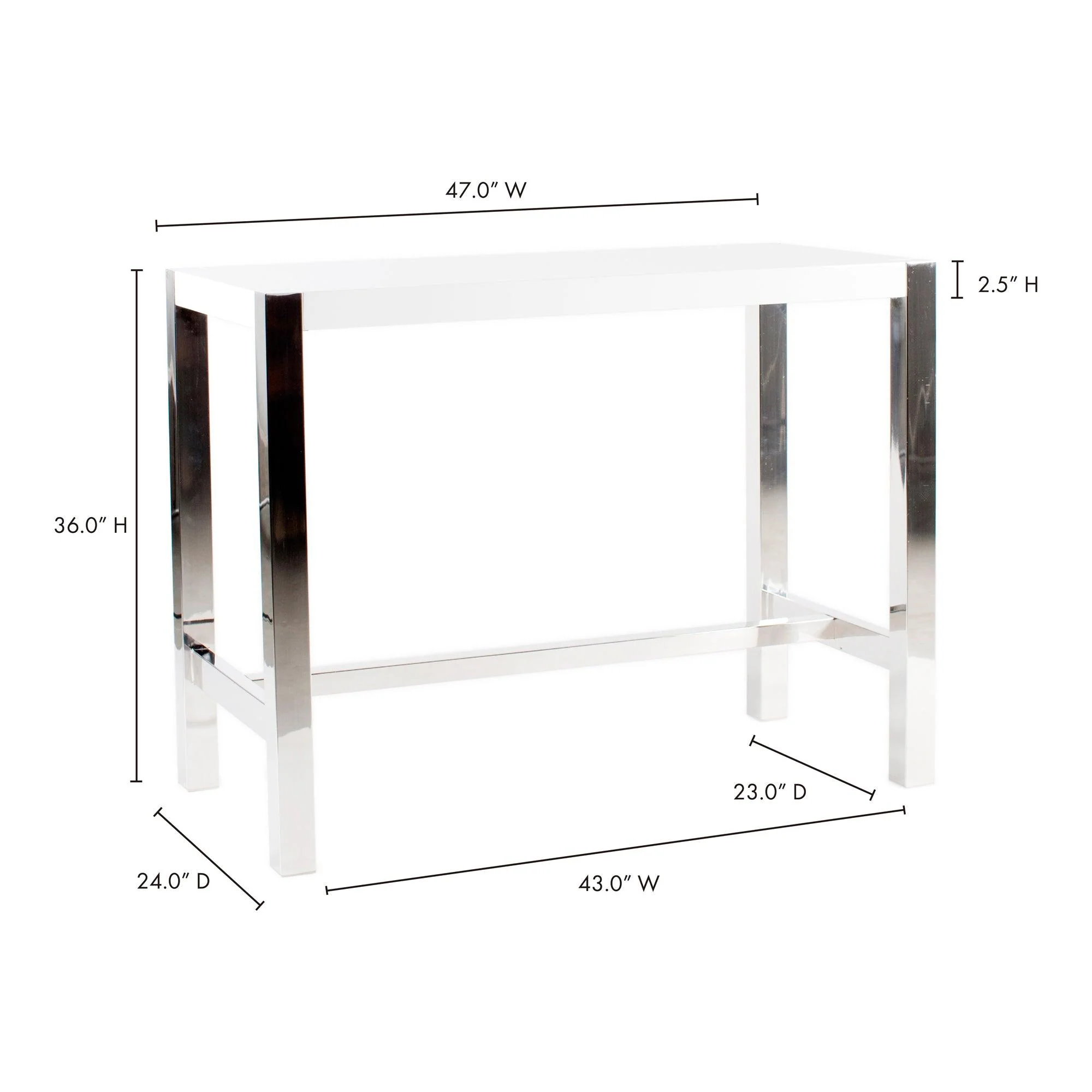 Riva Countertable White - Remutear