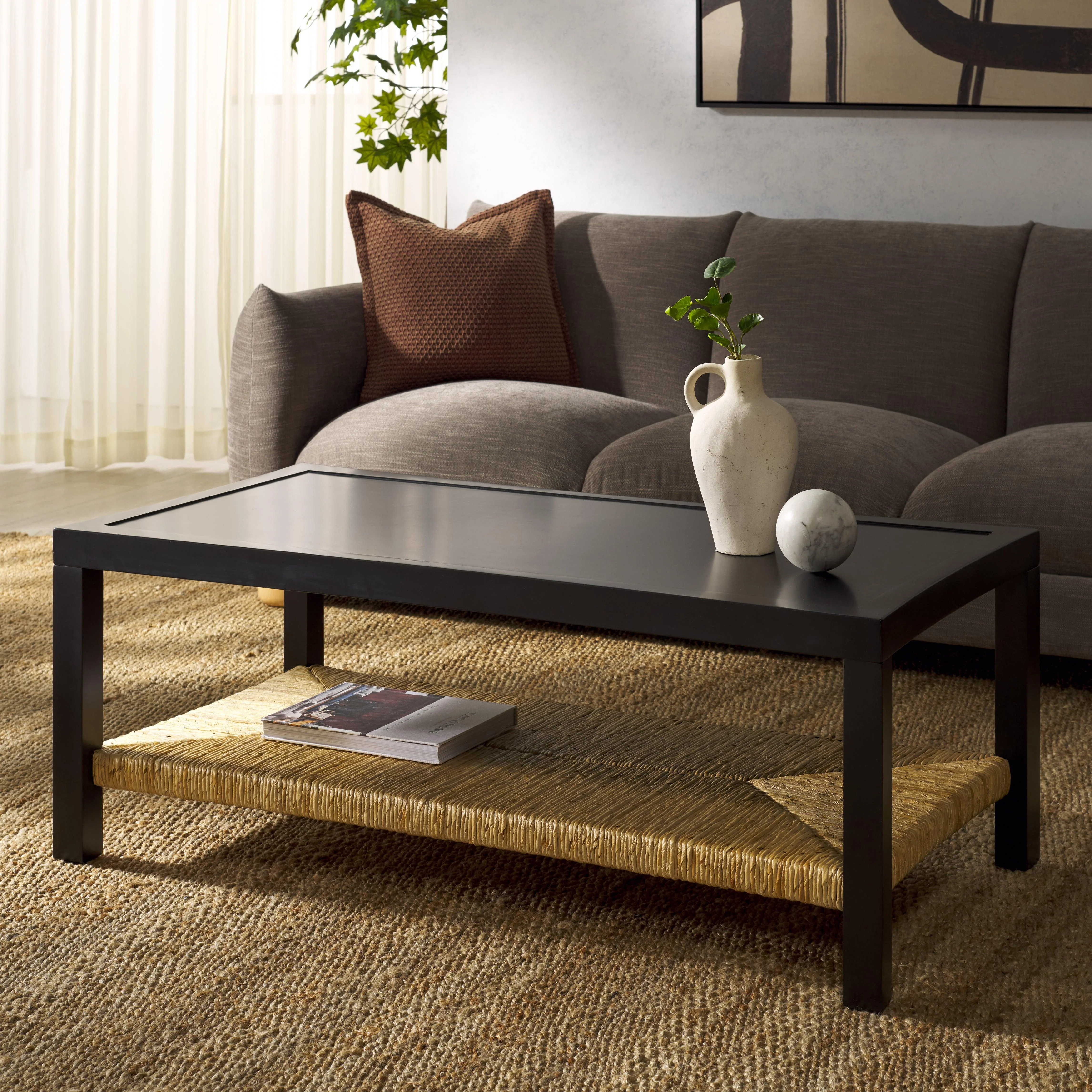 Berlynne Banana Stem Shelf Coffee Table - Remutear