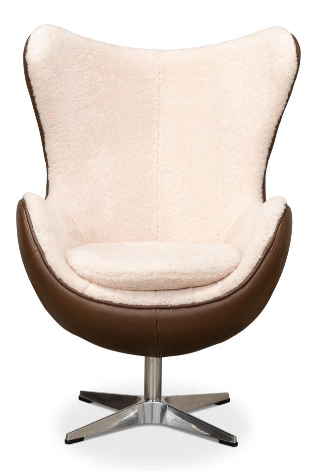 Jacobean Mid 20th Century Egg Chair - Remutear