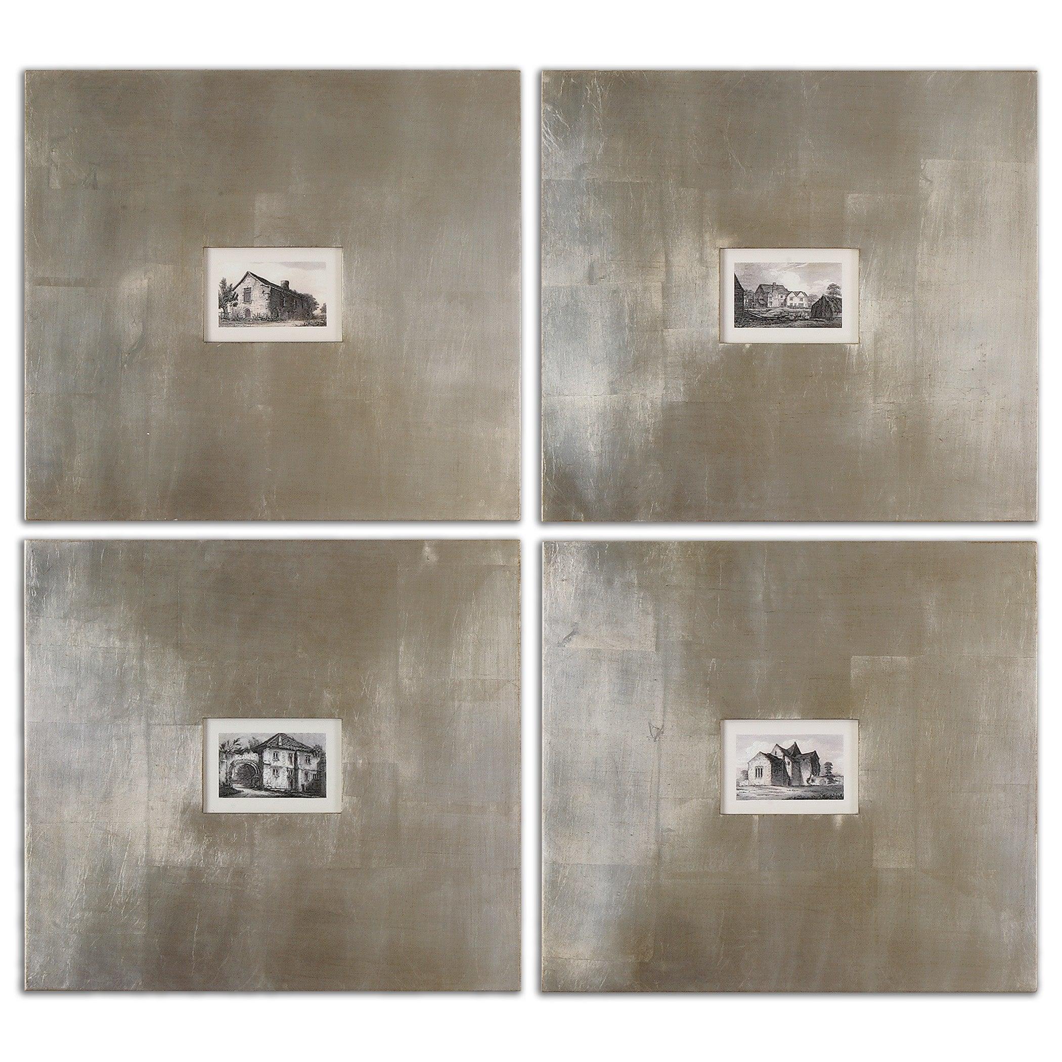 Historical Buildings Framed Art Set/4 - Remutear