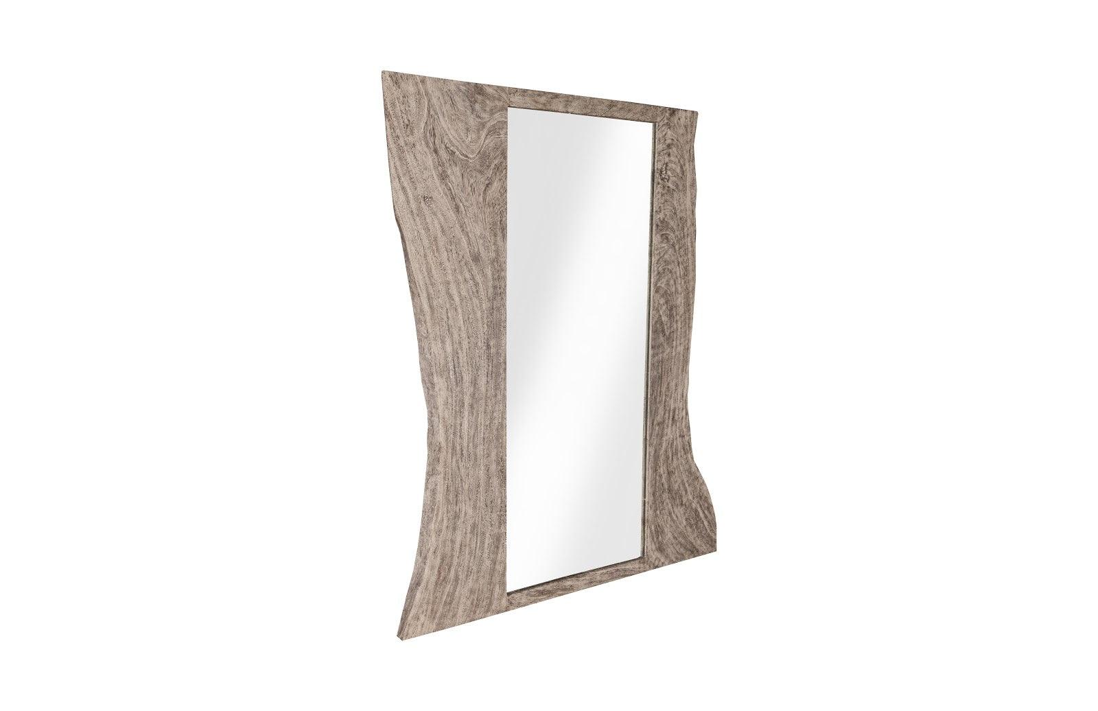 Split Slab Mirror, Gray Stone - Remutear