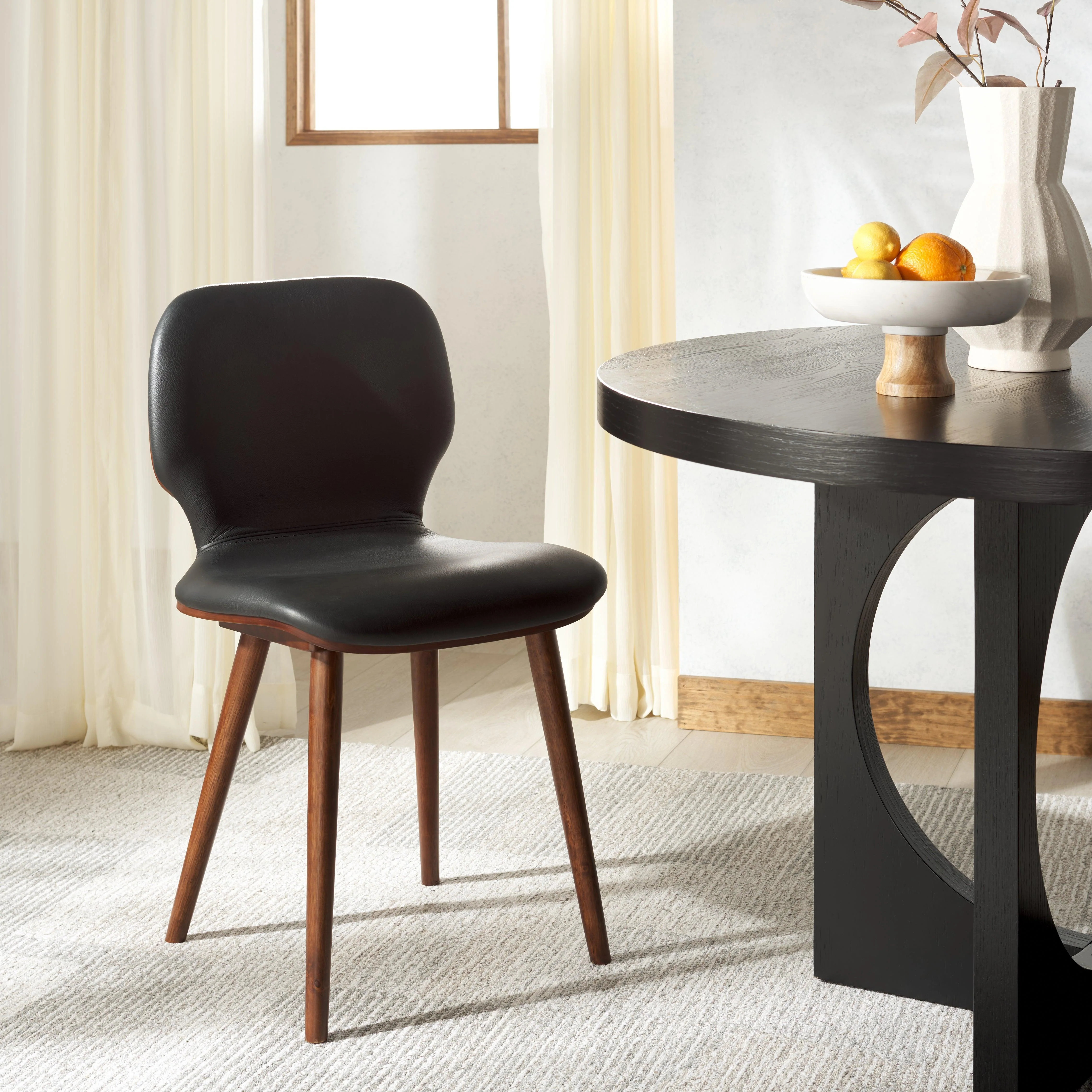 Tazmyn Leather Dining Chair - Remutear