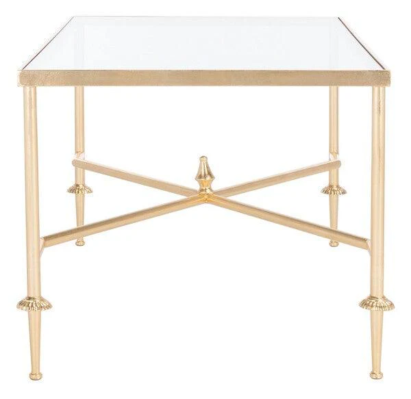 DEVI GOLD LEAF COFFEE TABLE - Remutear