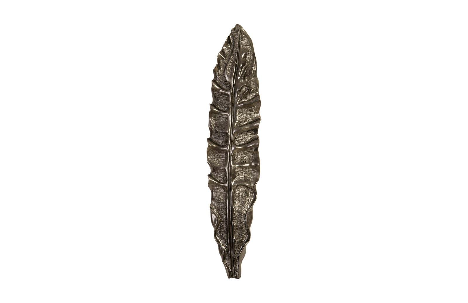 Petiole Wall Leaf, Liquid Silver, LG, Version A - Remutear