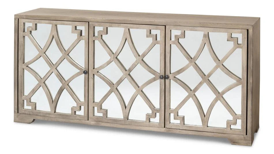 Olivier Three Door Mirrored Sideboard - Remutear