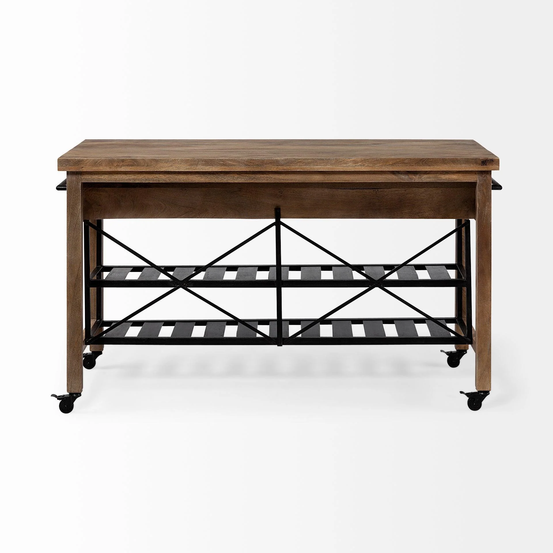 Stuart I Rolling Kitchen Island - Remutear