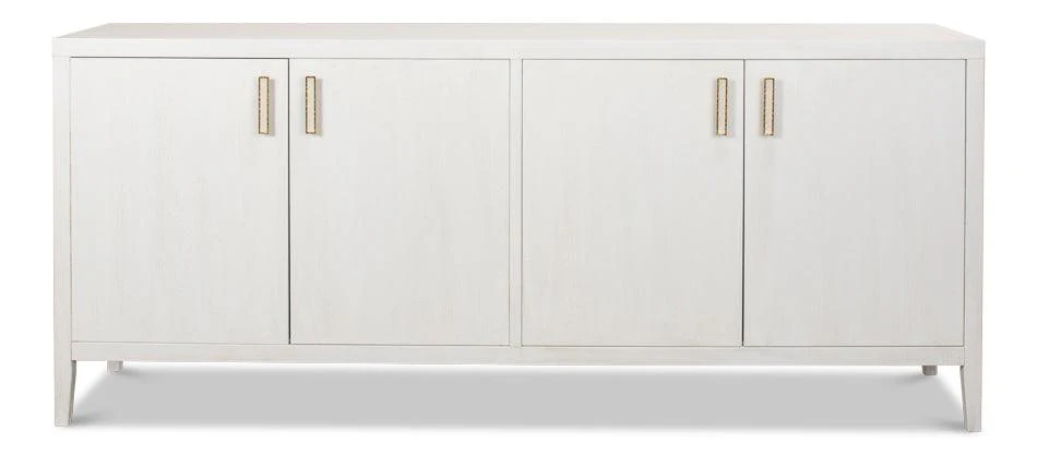 Blanco 4 Door Buffet - Cortina White - Remutear