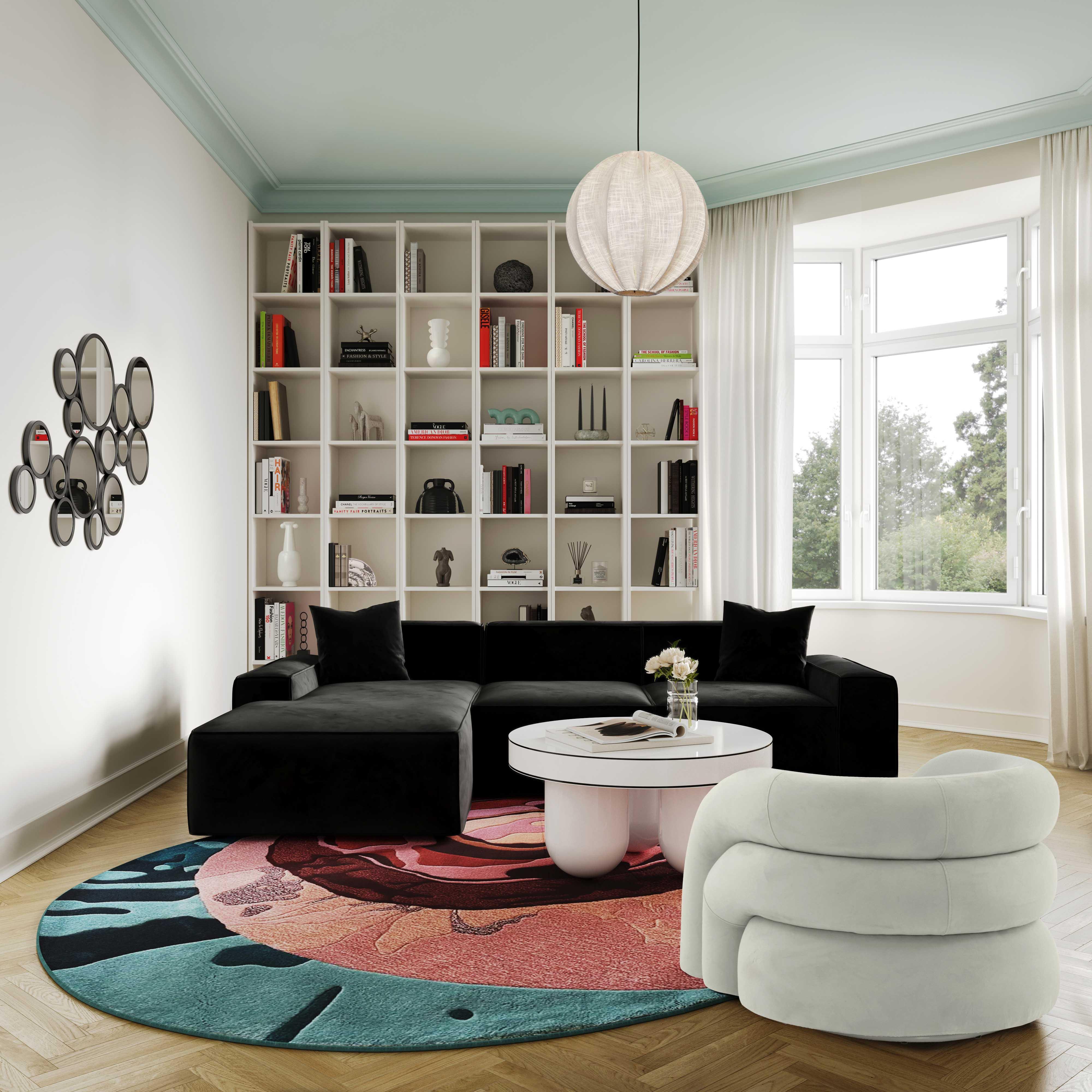 Slipper Light Grey Velvet Swivel Chair - Remutear
