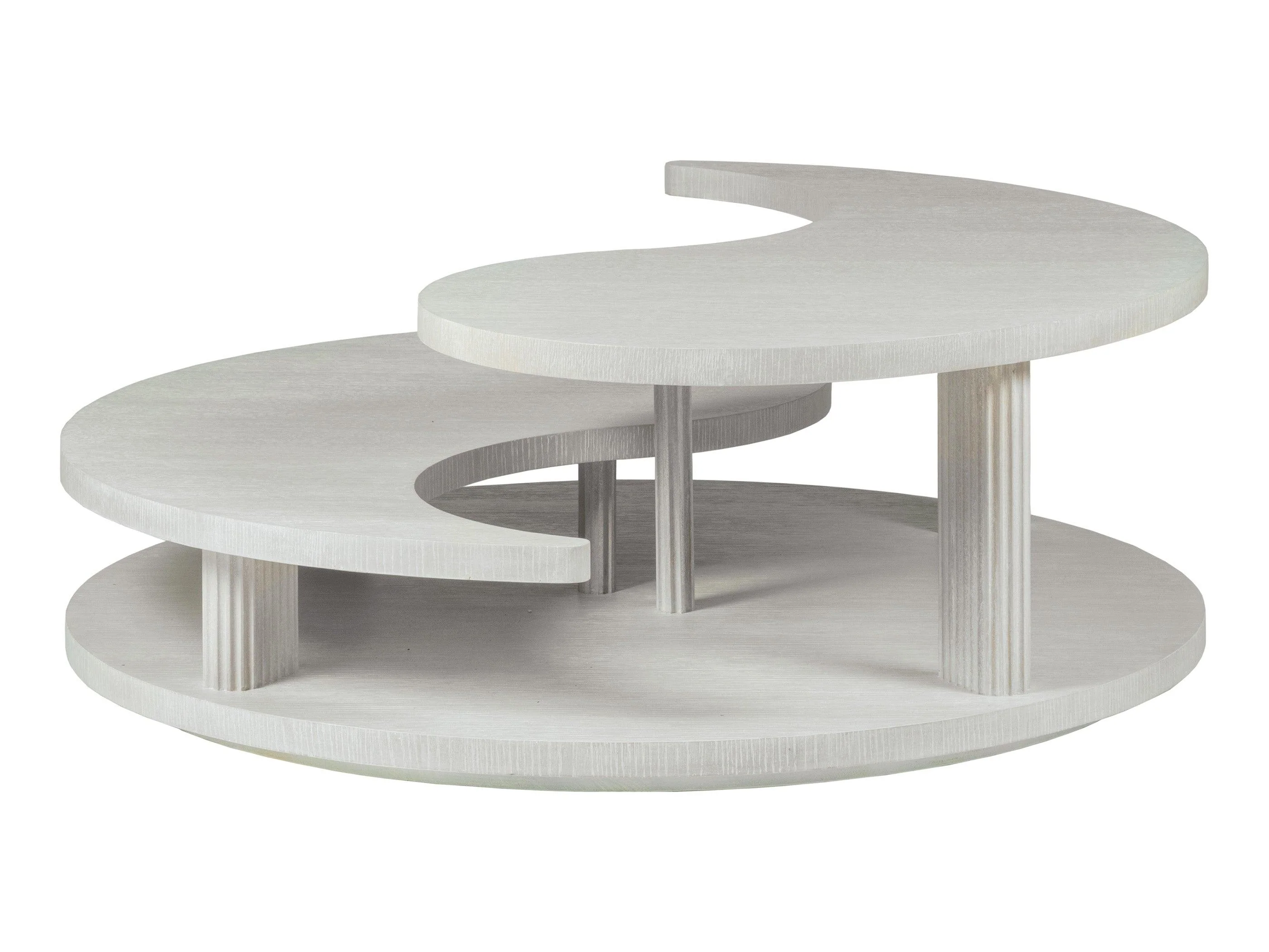 Signature Designs Misty Gray Yin Yang  Cocktail Table - Remutear