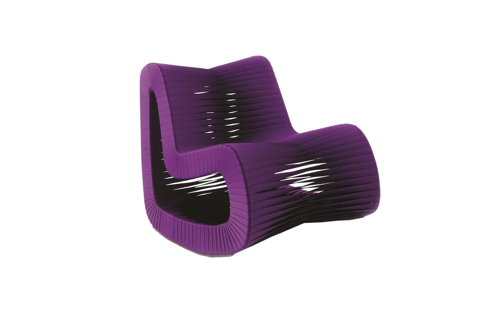 Seat Belt Rocking Chair, Purple - Remutear