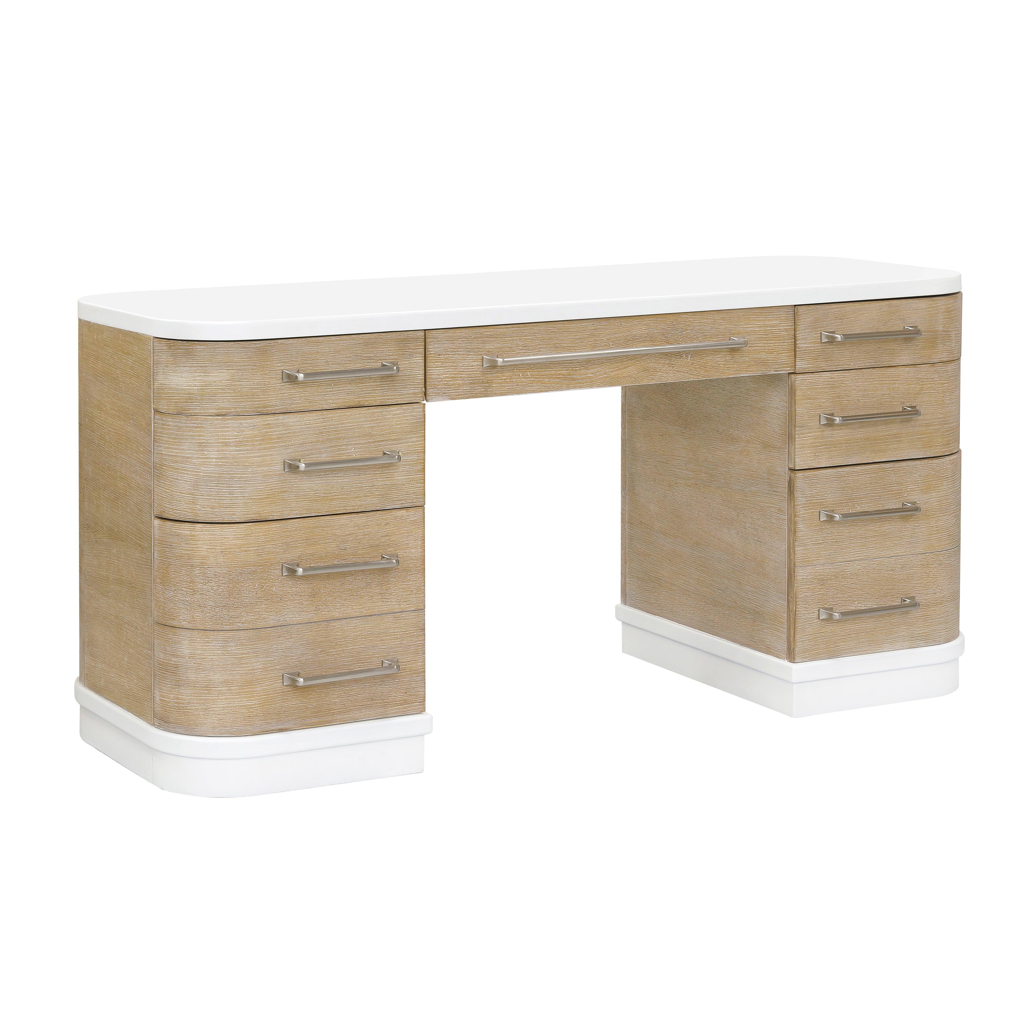 Two-Toned 7 Drawer Writing Desk - Remutear