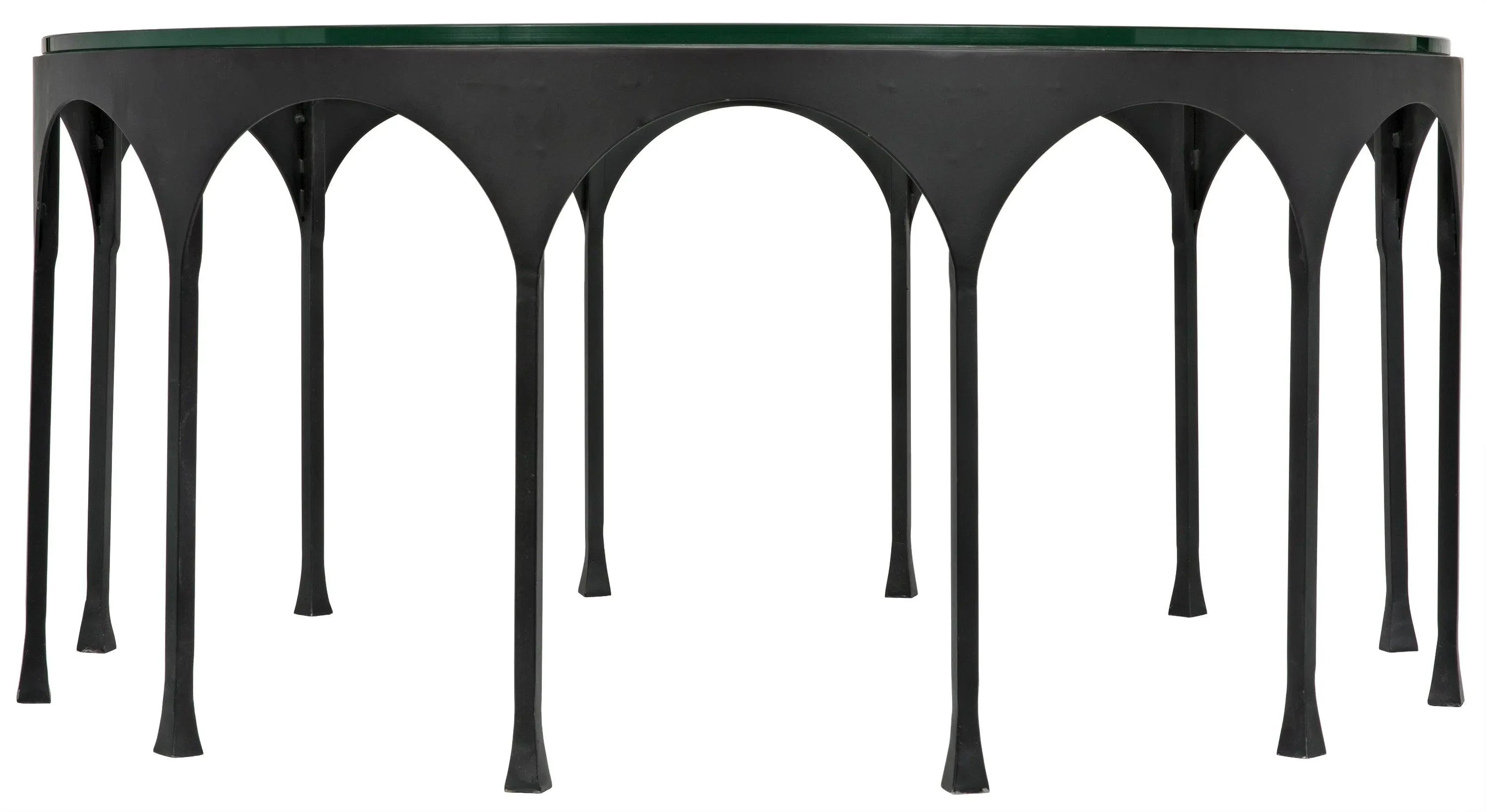 Achille Coffee Table, Black Steel - Remutear