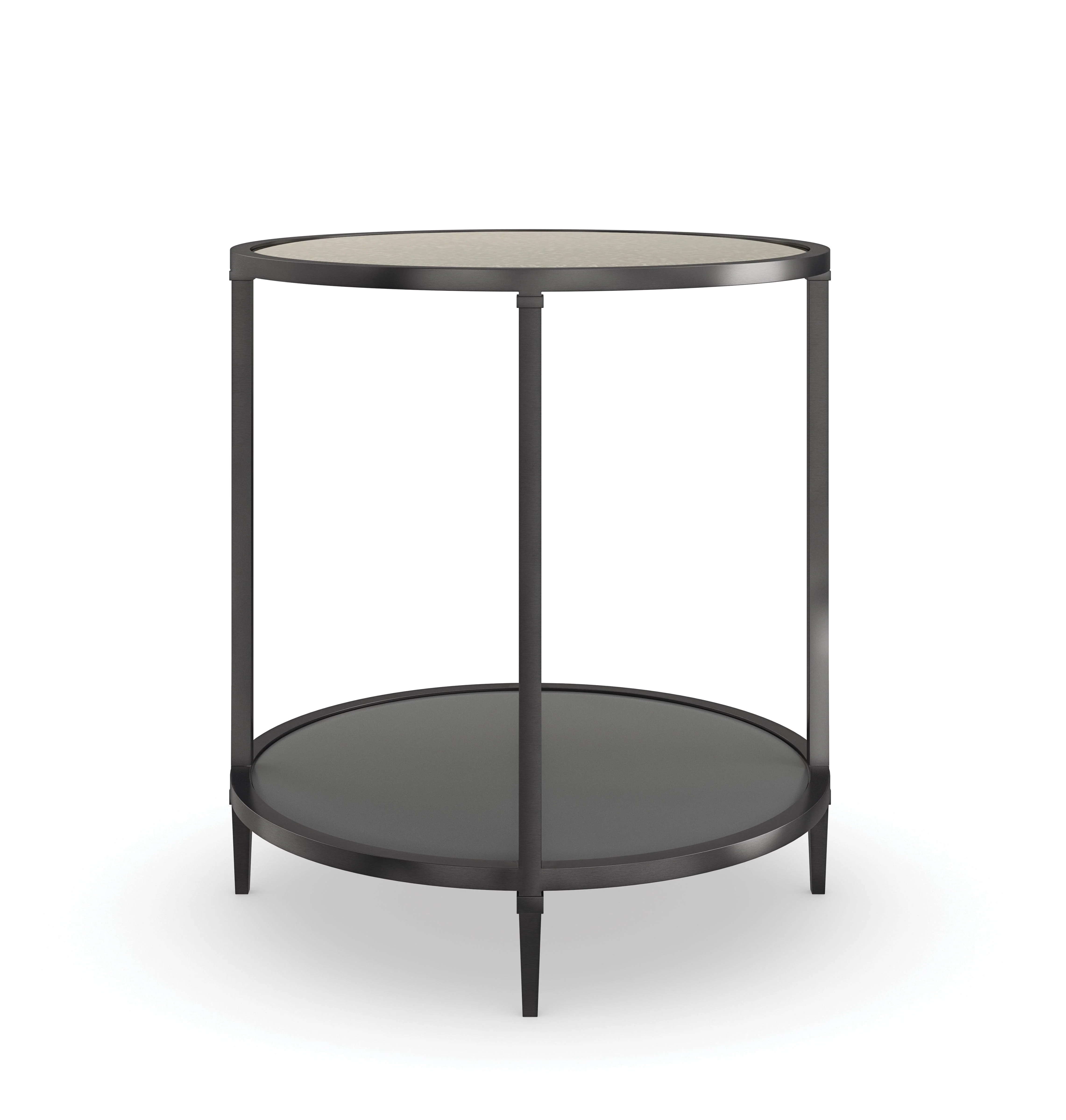 Classic Smoulder Round End Table - Remutear