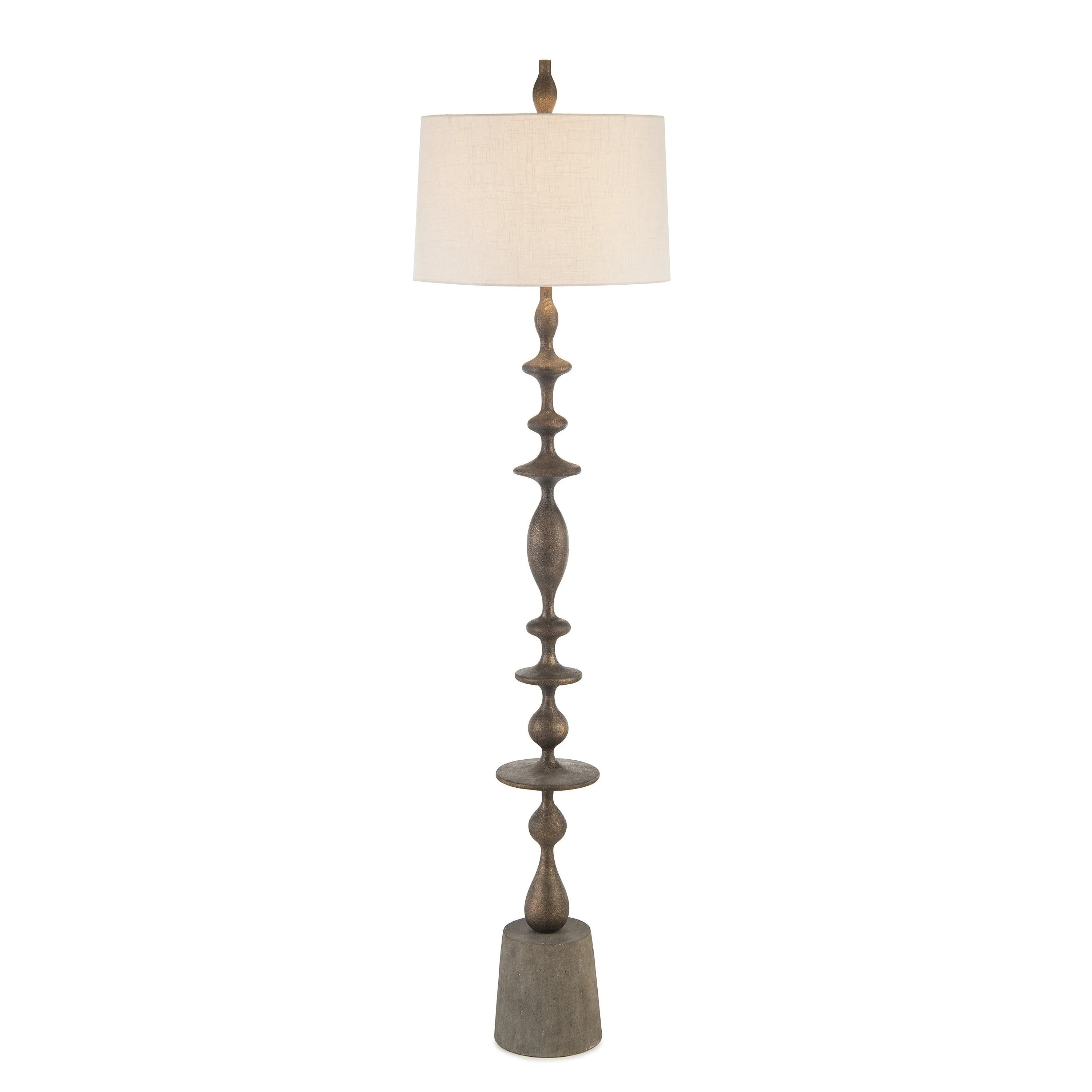 Matte Black Baluster Floor Lamp - Remutear