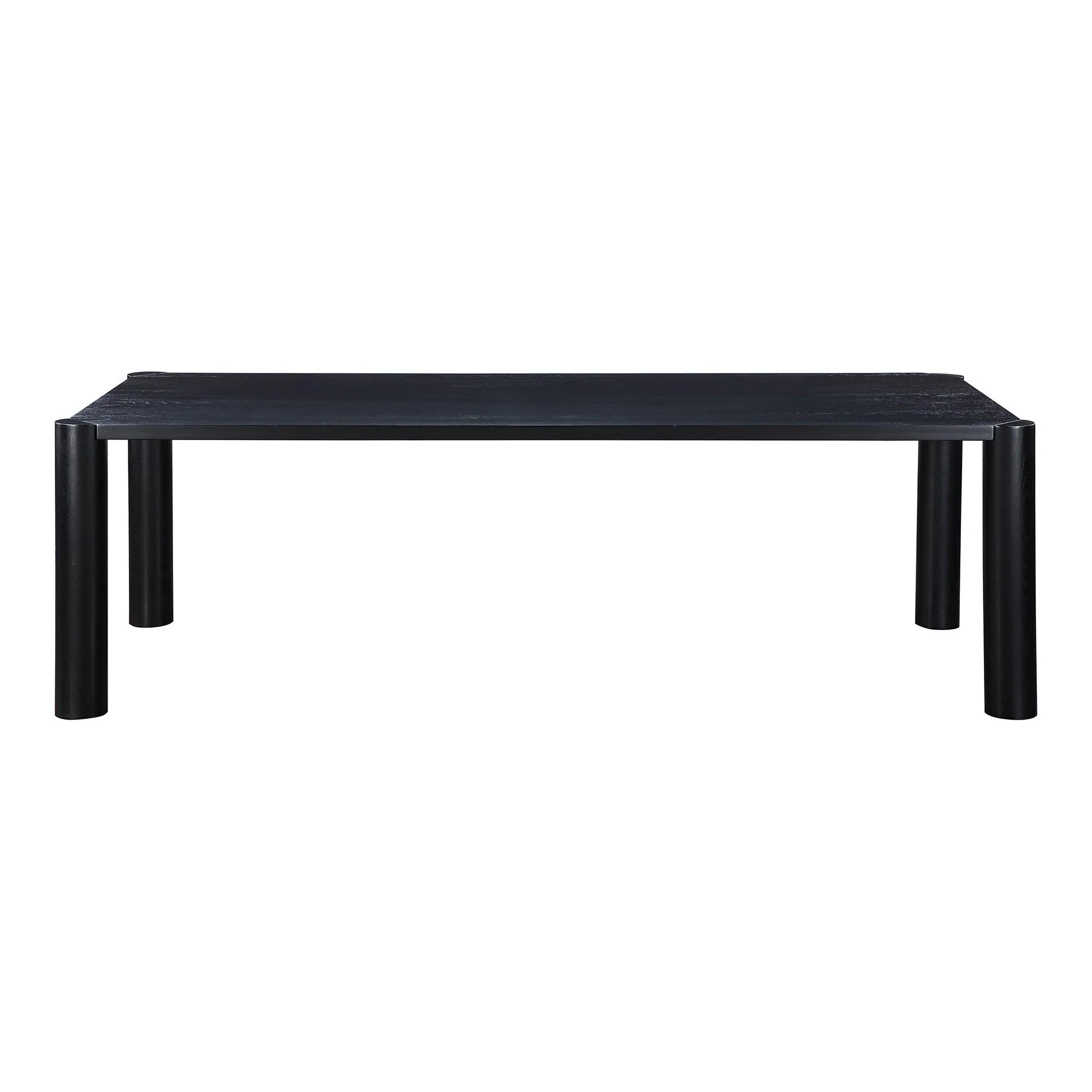 Post Dining Table Large Oak Black - Remutear