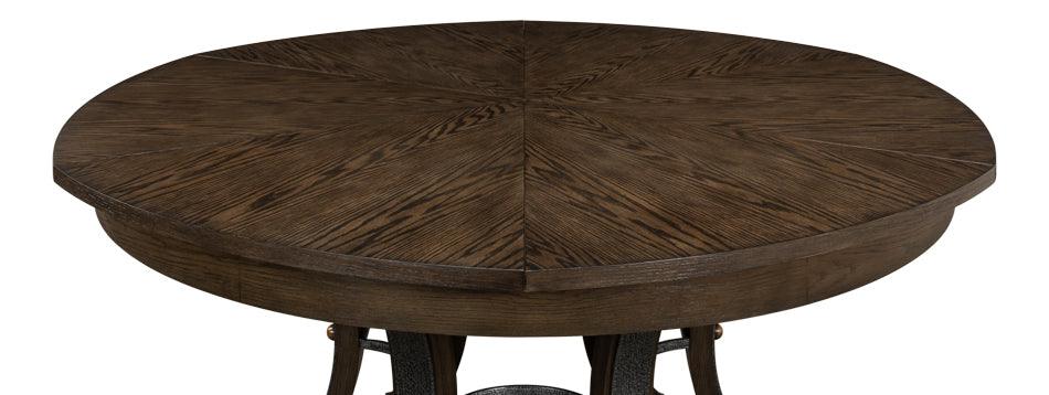 Tower Jupe Dining Table - Lg Artisan Grey - Remutear