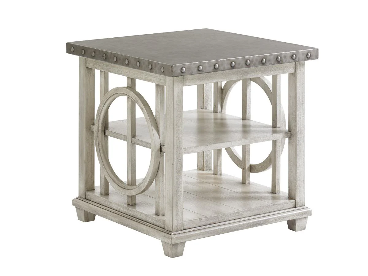 Oyster Bay Lewiston Square Lamp Table - Remutear