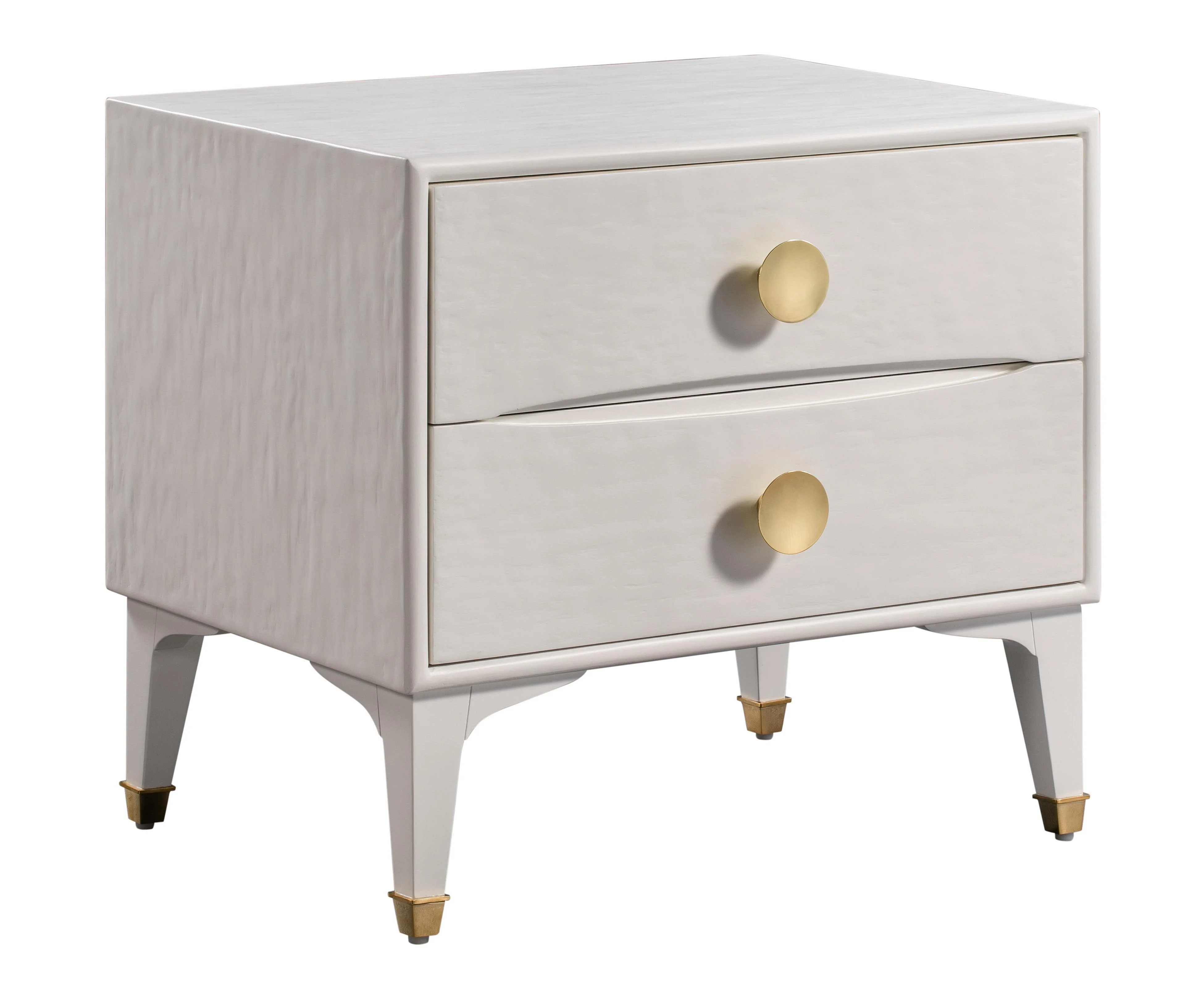 Divine White Nightstand - Remutear