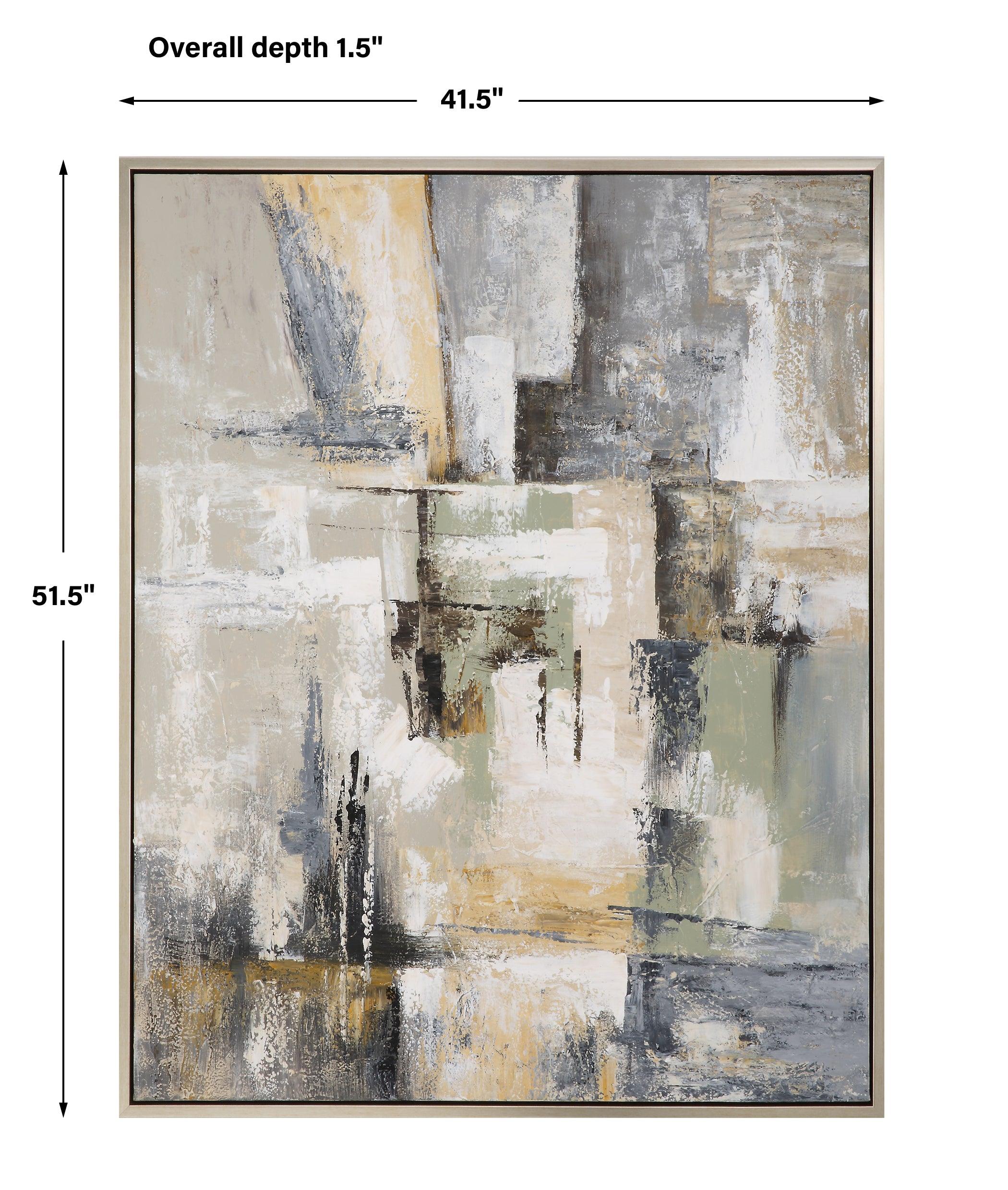 Intuition Hand Painted Abstract Art - Remutear