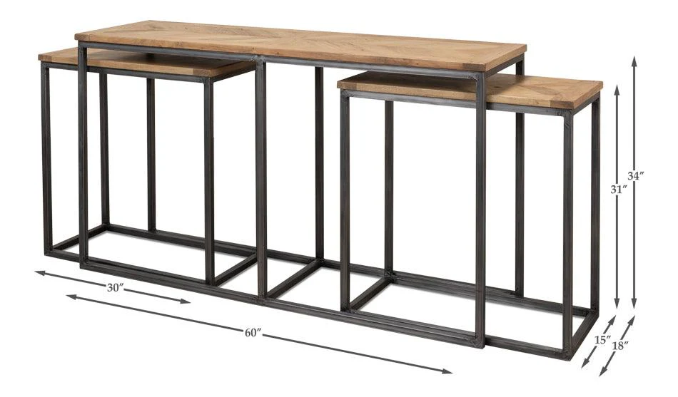 Nesting Console Tables - Set Of 3 - Remutear