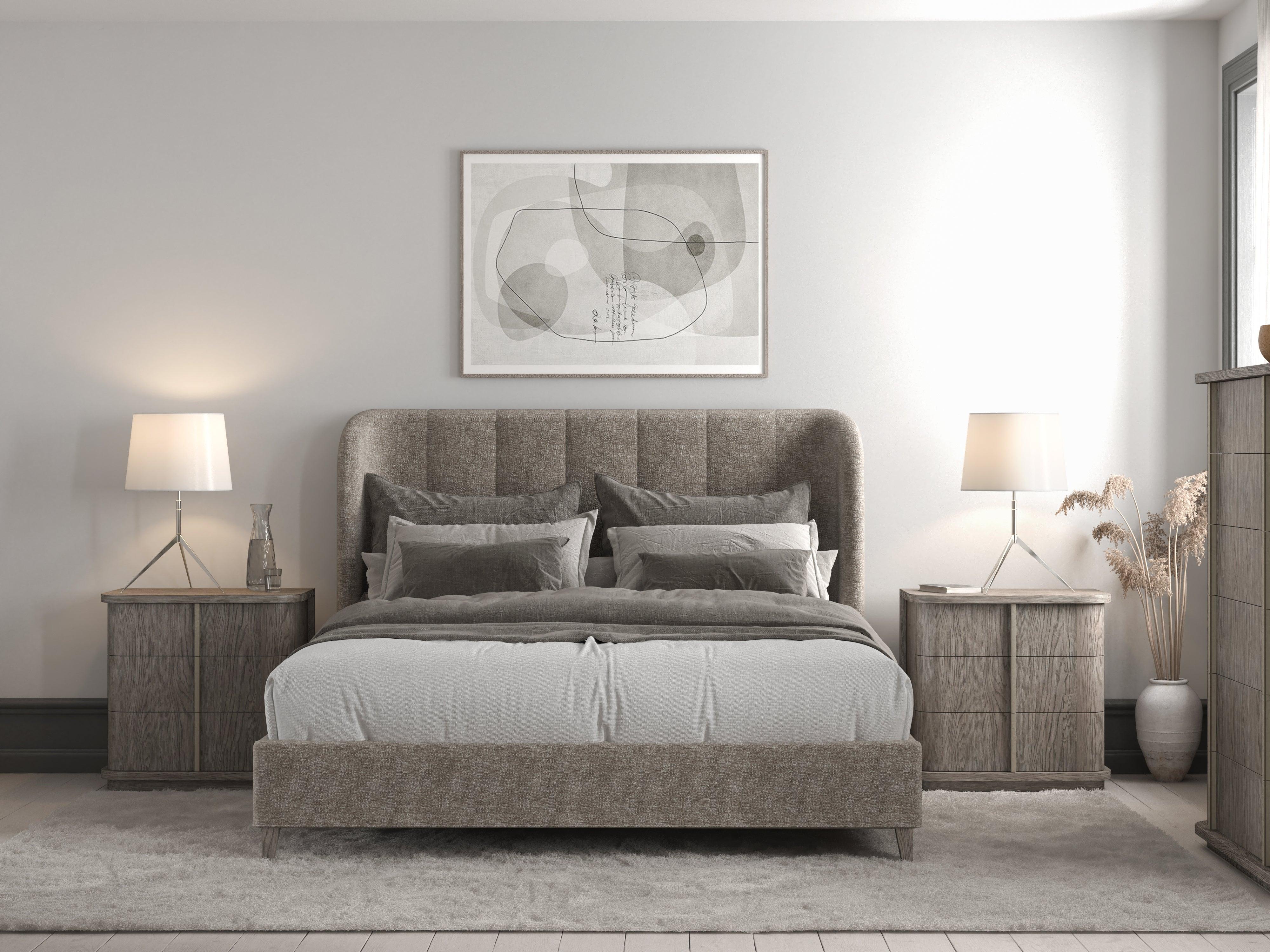 Vault Upholstered Shelter Bed - Remutear